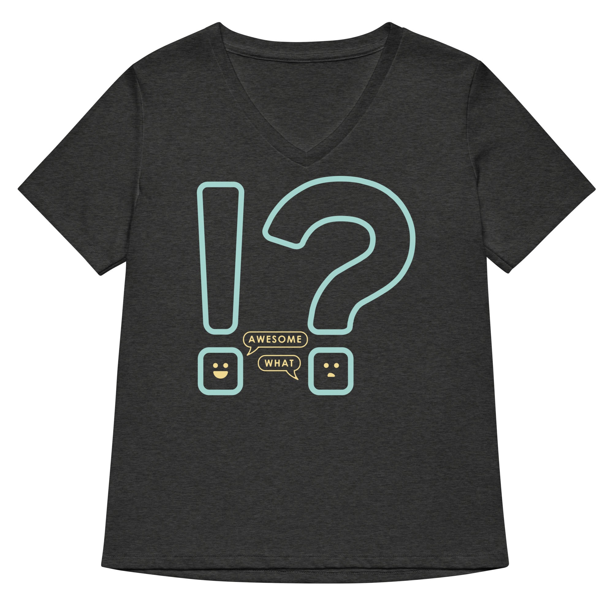 Awesome! What? Women's V-Neck Tee