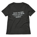 I Hate Rhyming Women's V-Neck Tee