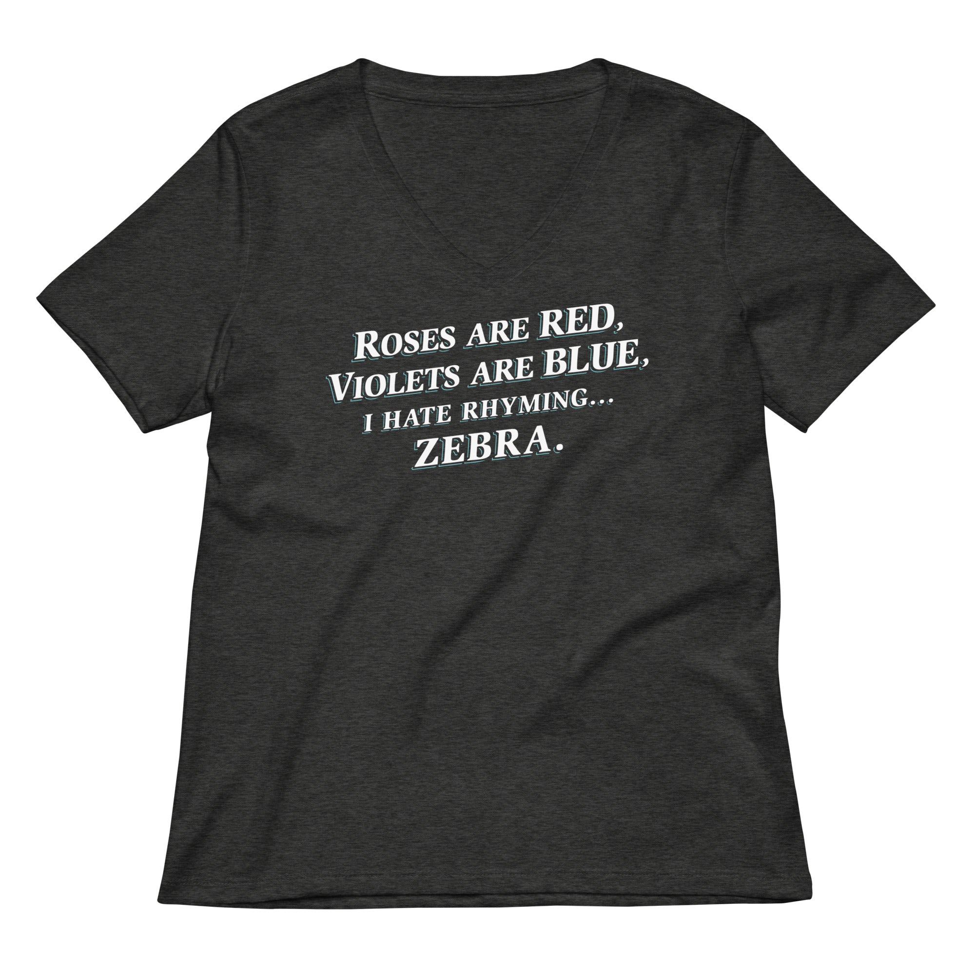 I Hate Rhyming Women's V-Neck Tee