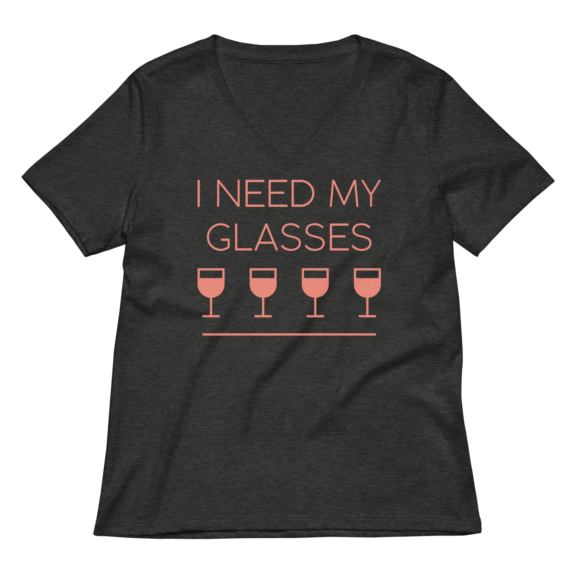 I Need My Glasses Women's V-Neck Tee