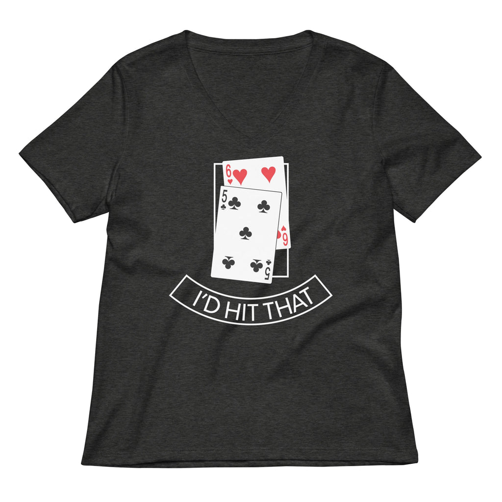 I'd Hit That Women's V-Neck Tee
