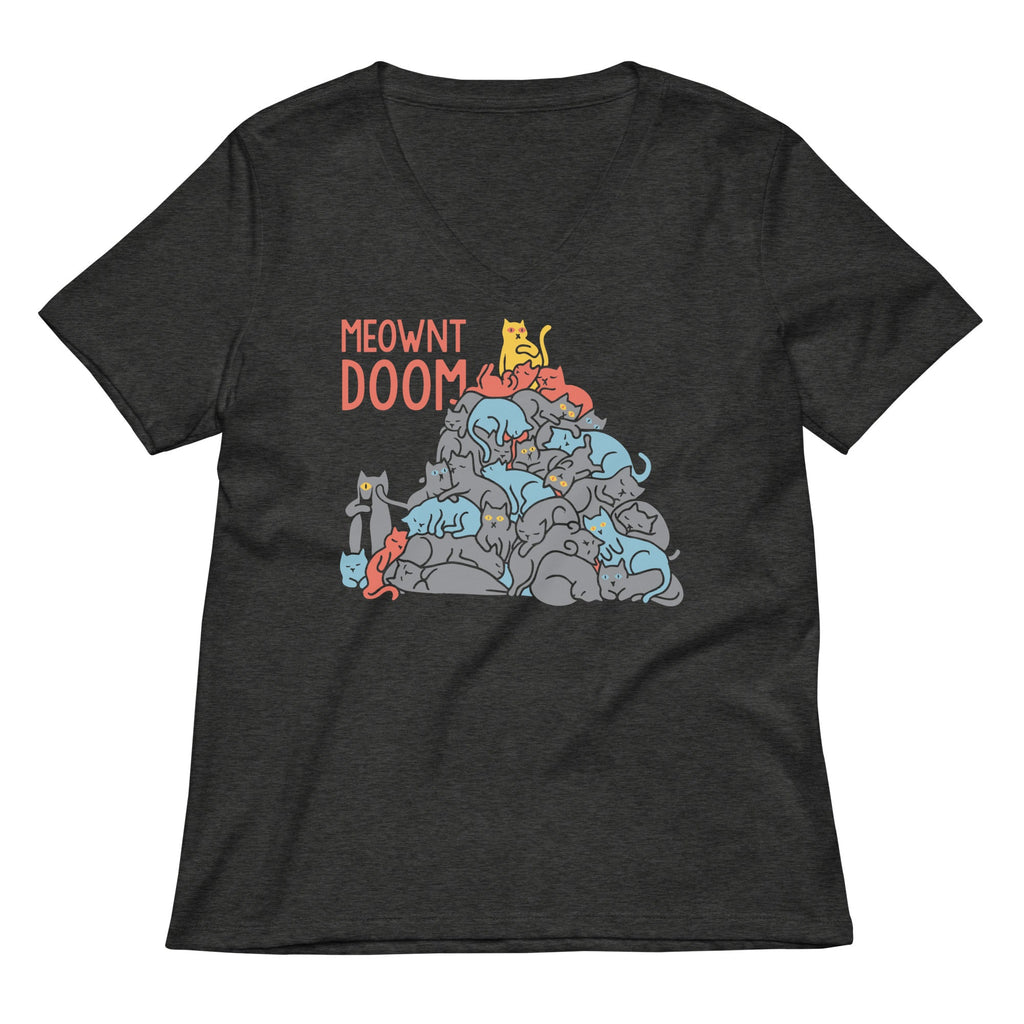 Meownt Doom Women's V-Neck Tee