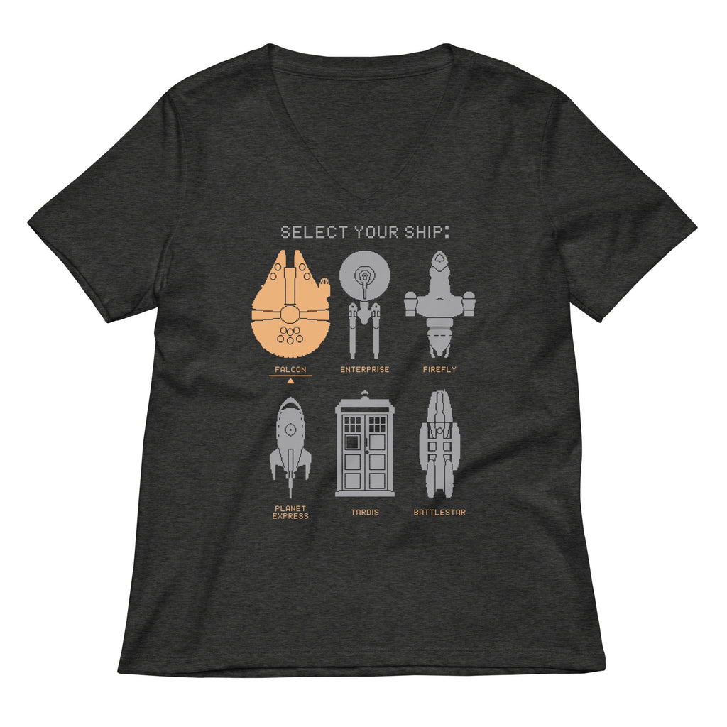Select Your Ship Women's V-Neck Tee