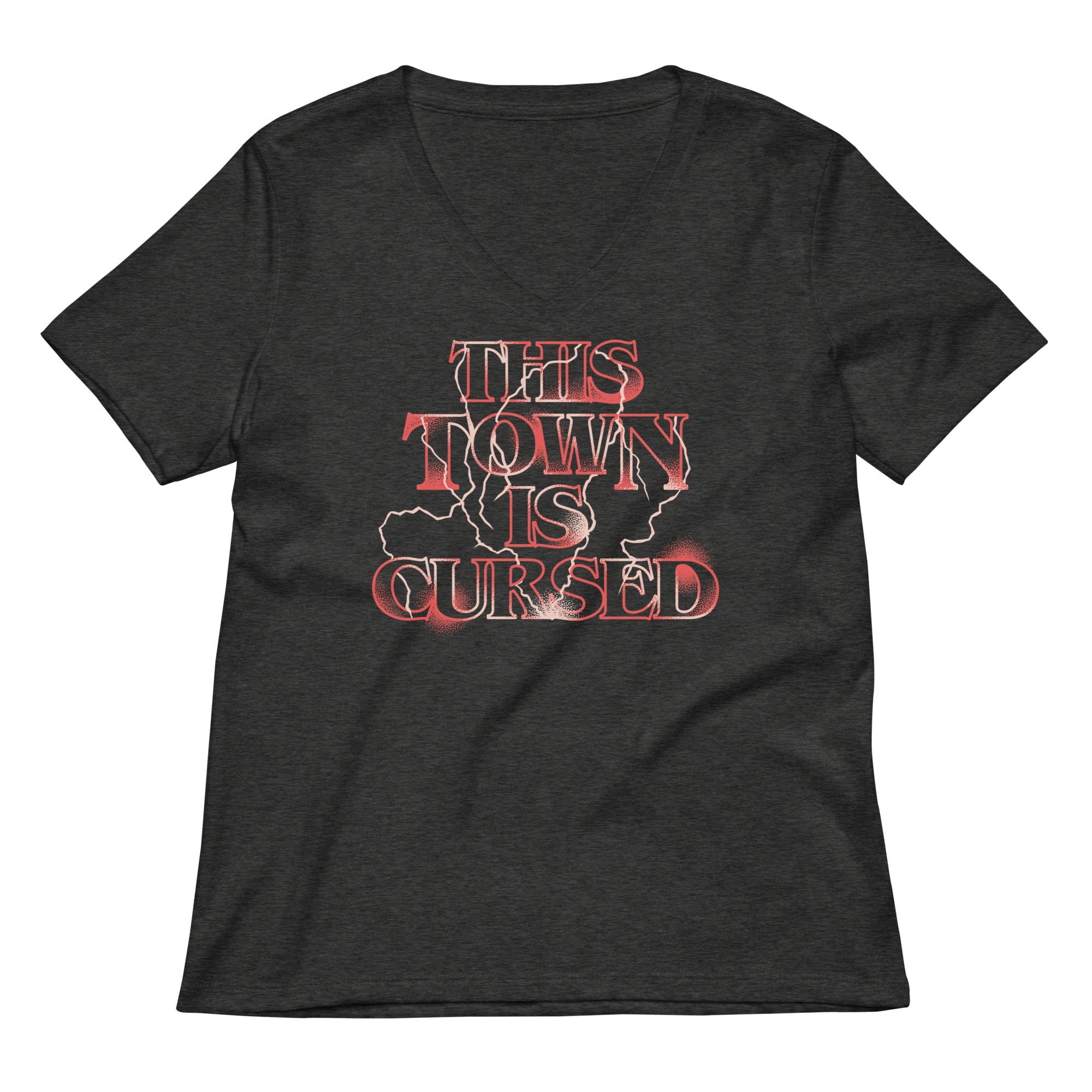 This Town Is Cursed Women's V-Neck Tee