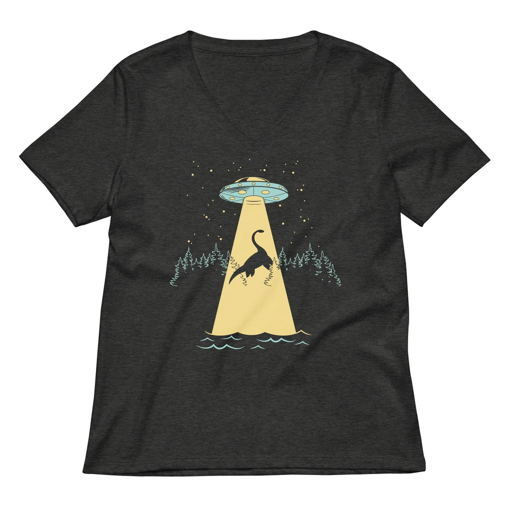 Nessie Abduction Women's V-Neck Tee
