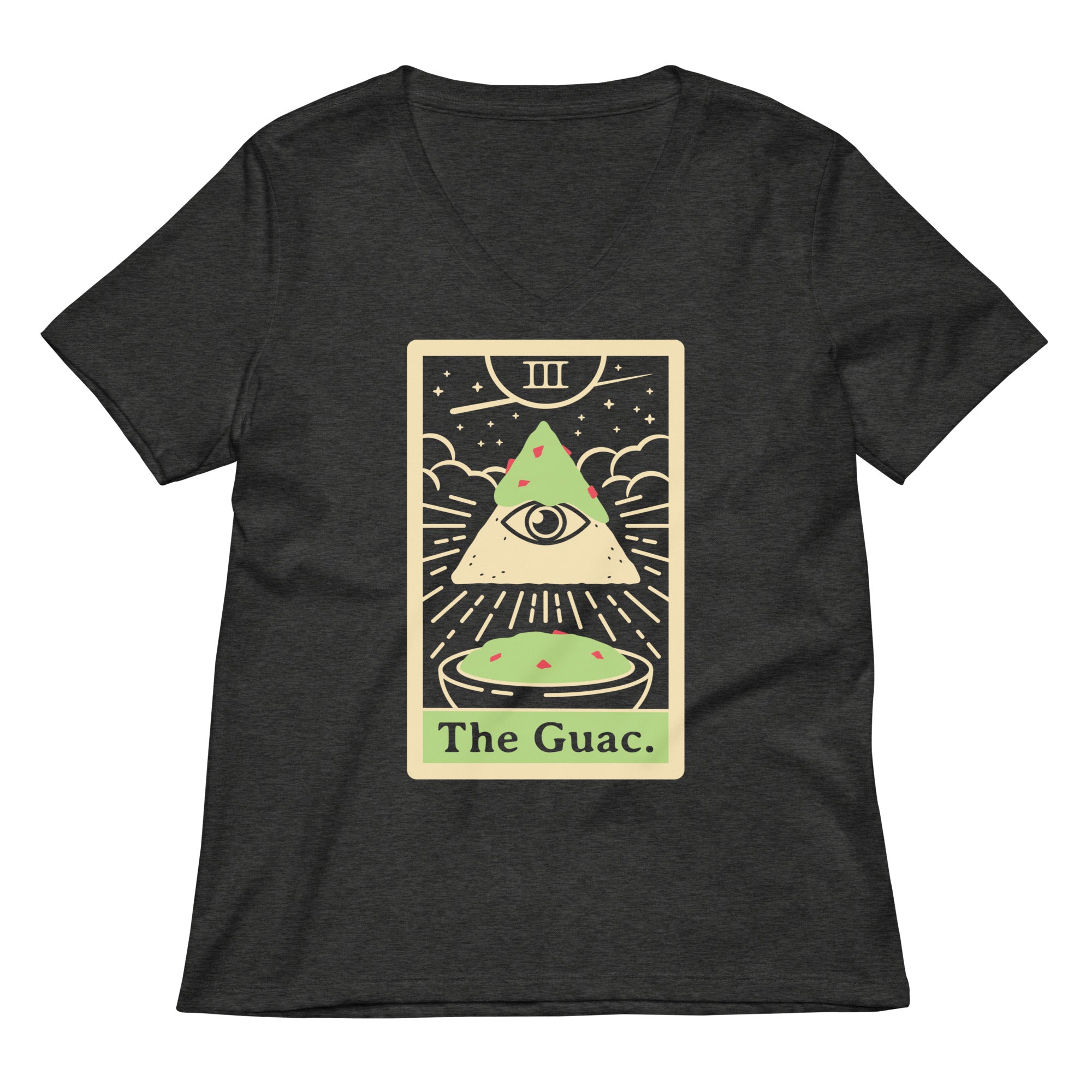 The Guac Tarot Women's V-Neck Tee