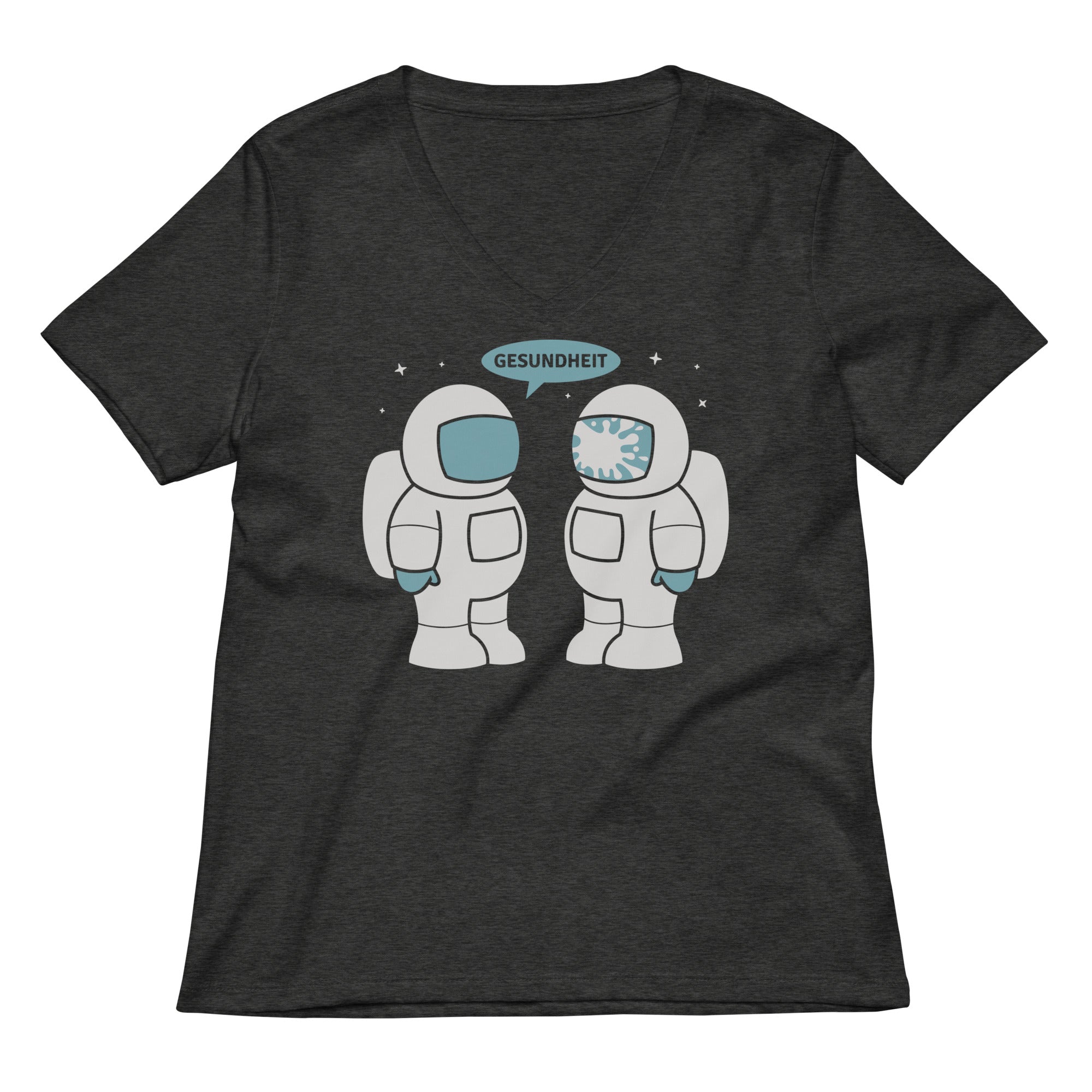 Space Sneeze Women's V-Neck Tee