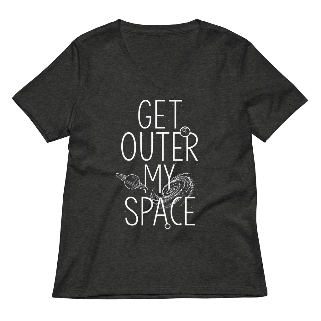 Get Outer My Space Women's V-Neck Tee