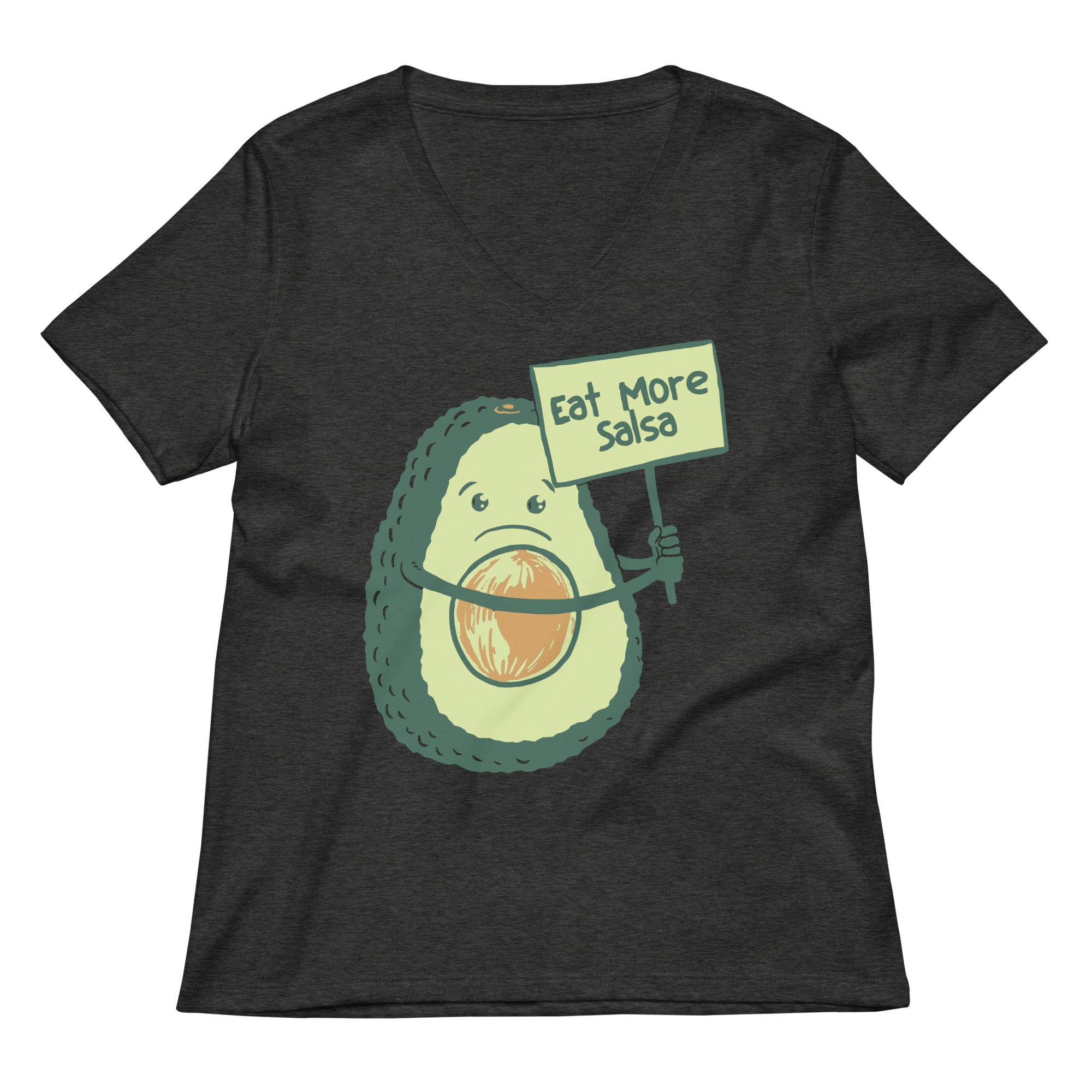 Eat More Salsa Women's V-Neck Tee