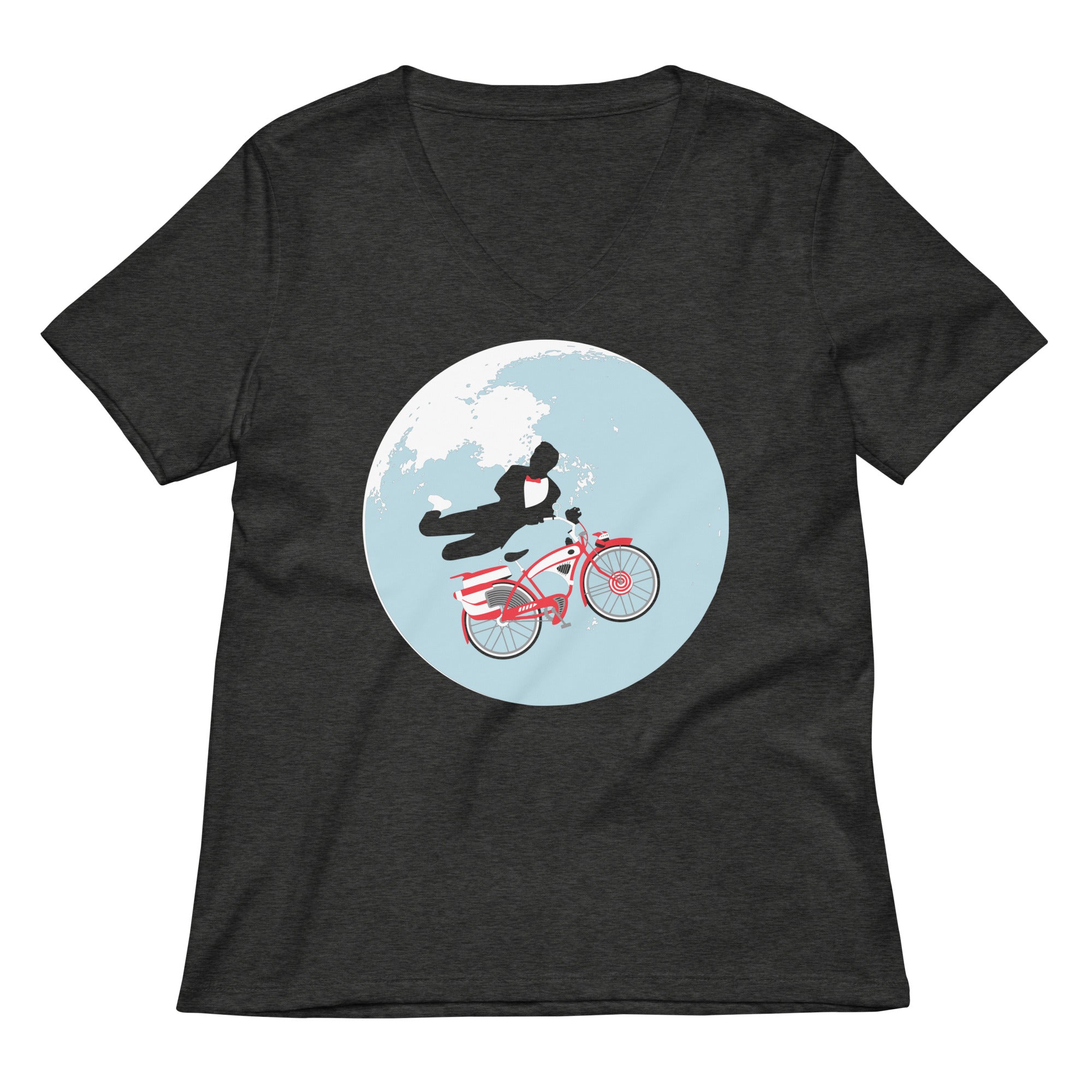Jump The Moon Women's V-Neck Tee
