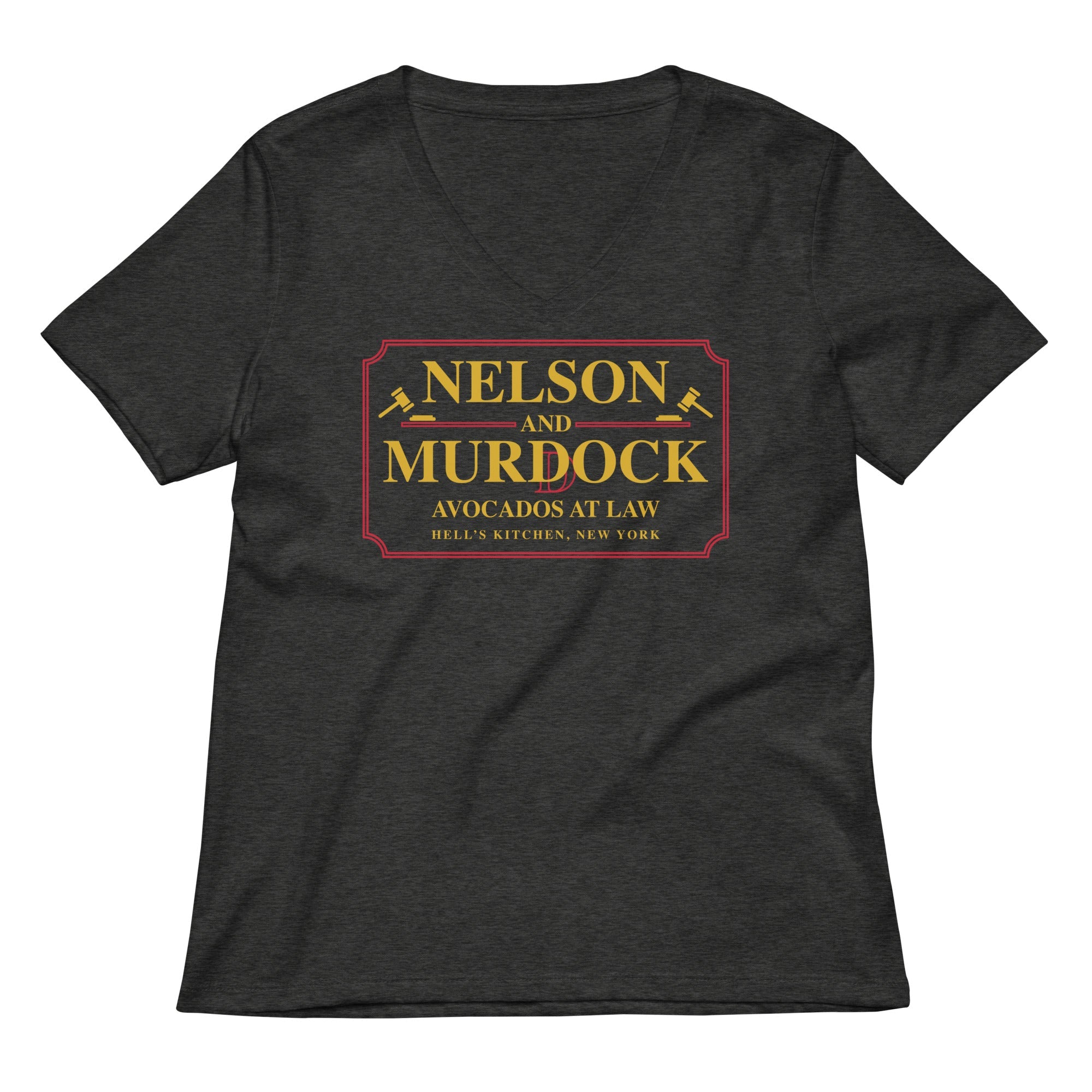Nelson And Murdock Women's V-Neck Tee