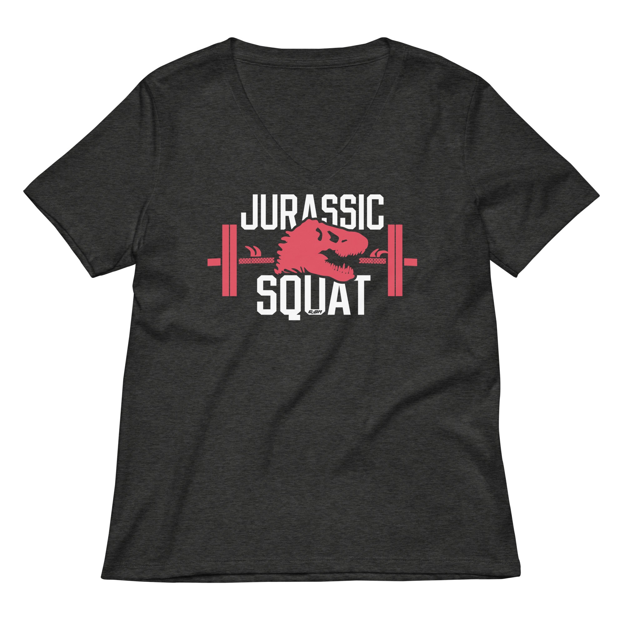 Jurassic Squat Women's V-Neck Tee