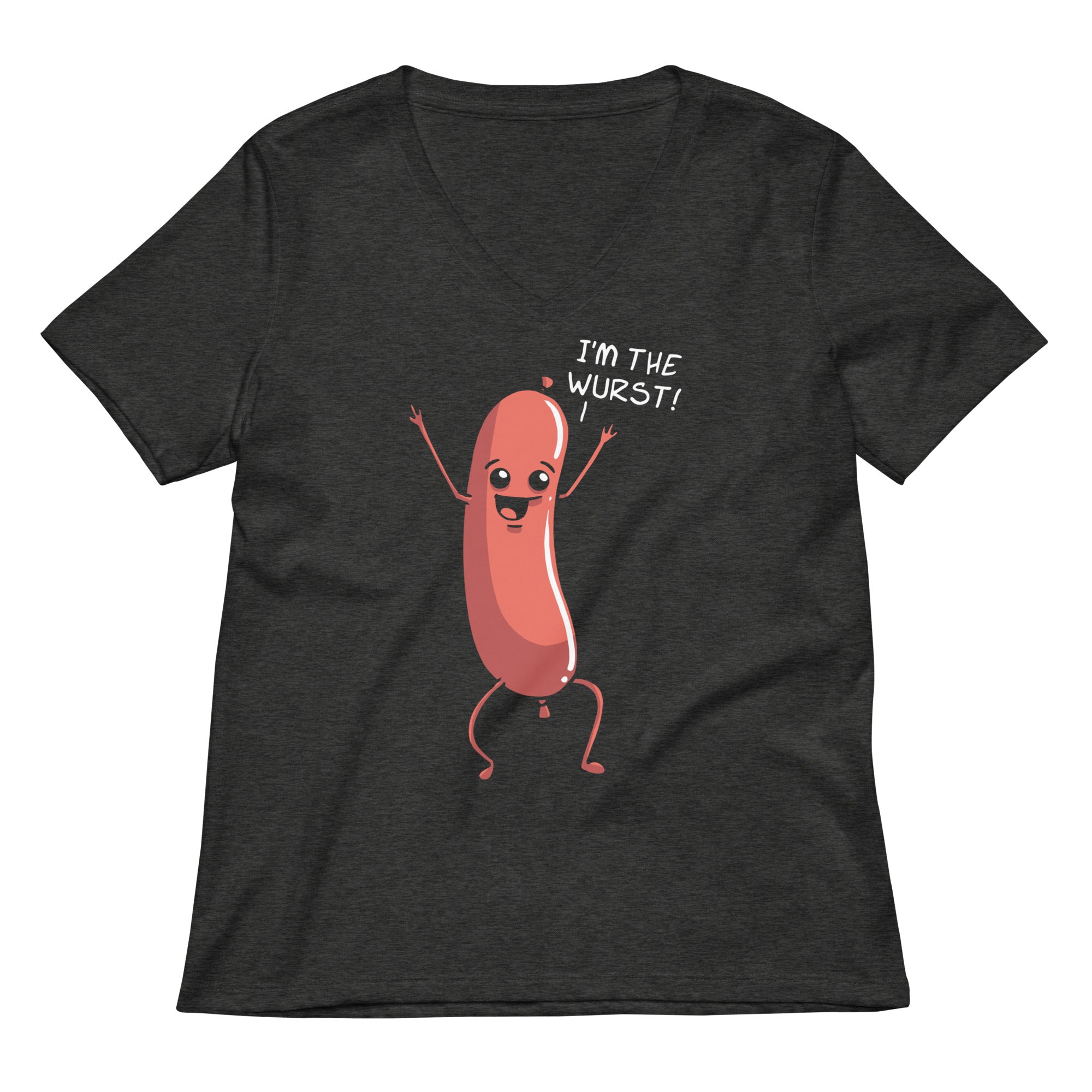 I'm The Wurst Women's V-Neck Tee