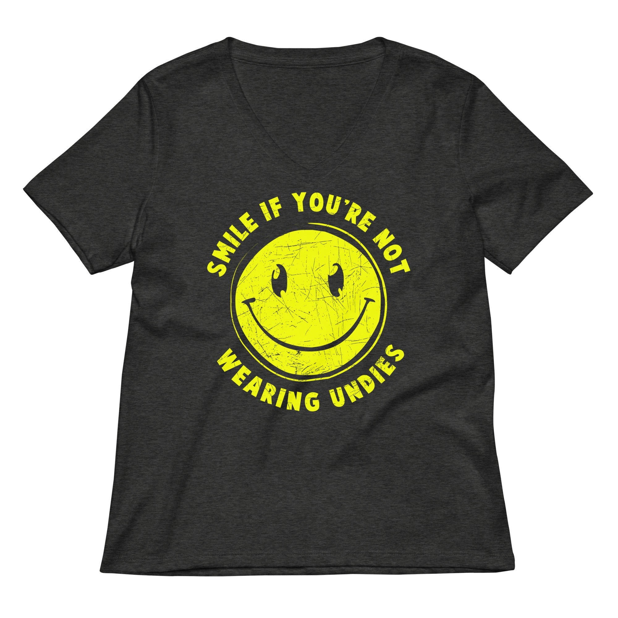 Smile For No Undies Women's V-Neck Tee