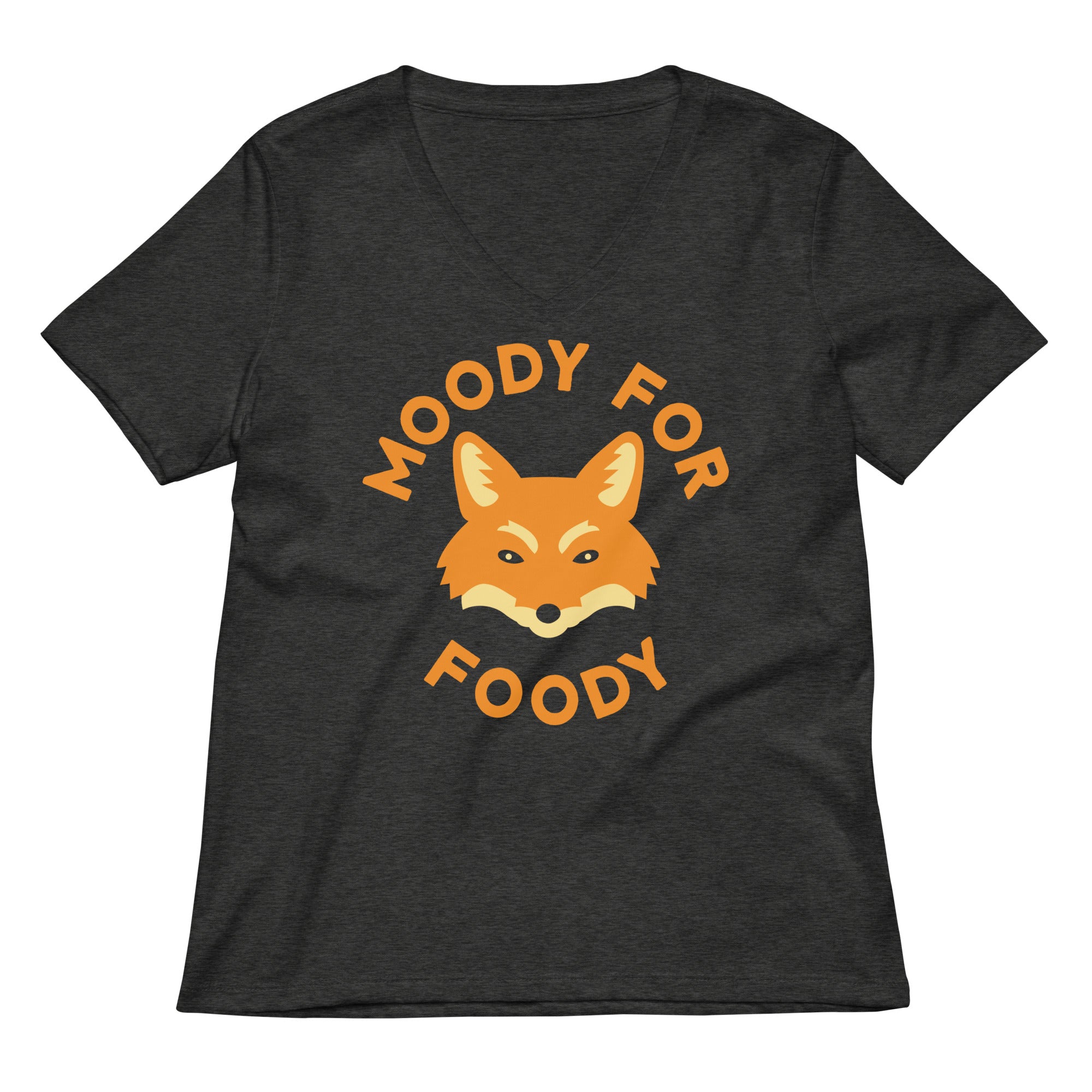 Moody For Foody Women's V-Neck Tee