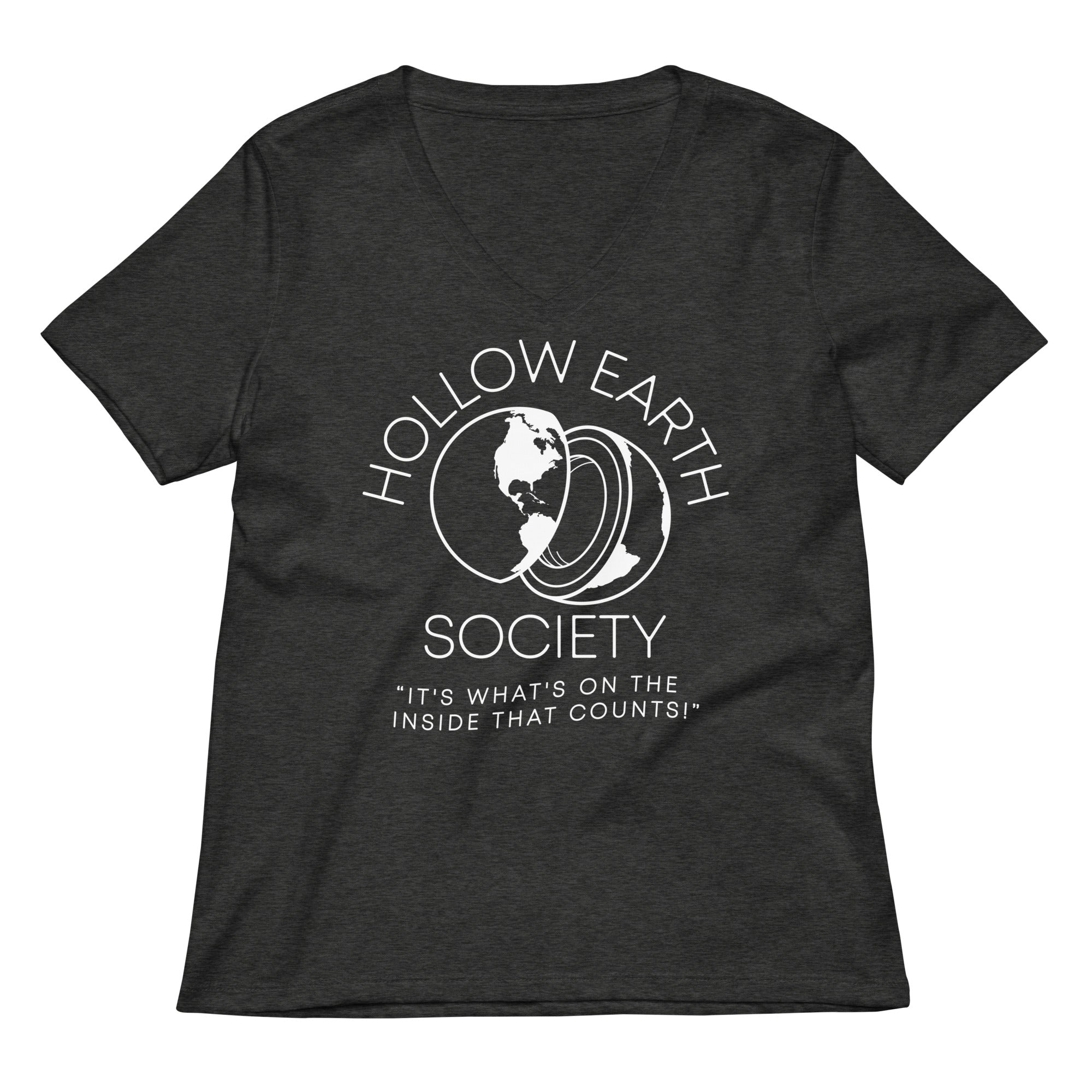 Hollow Earth Society Women's V-Neck Tee