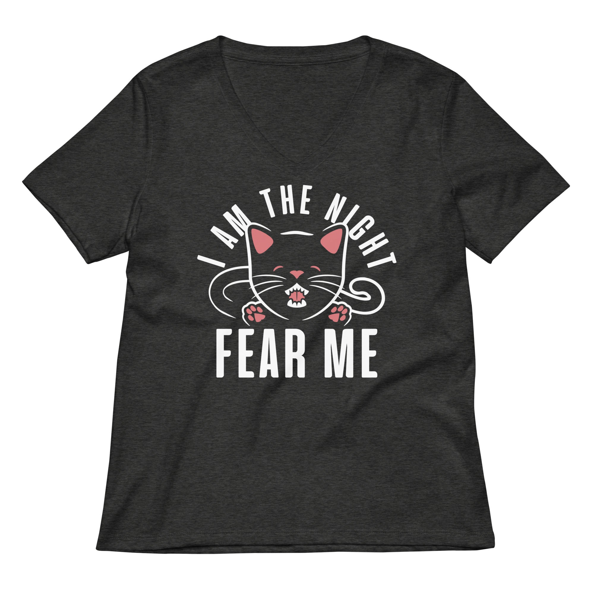 I Am The Night Fear Me Women's V-Neck Tee