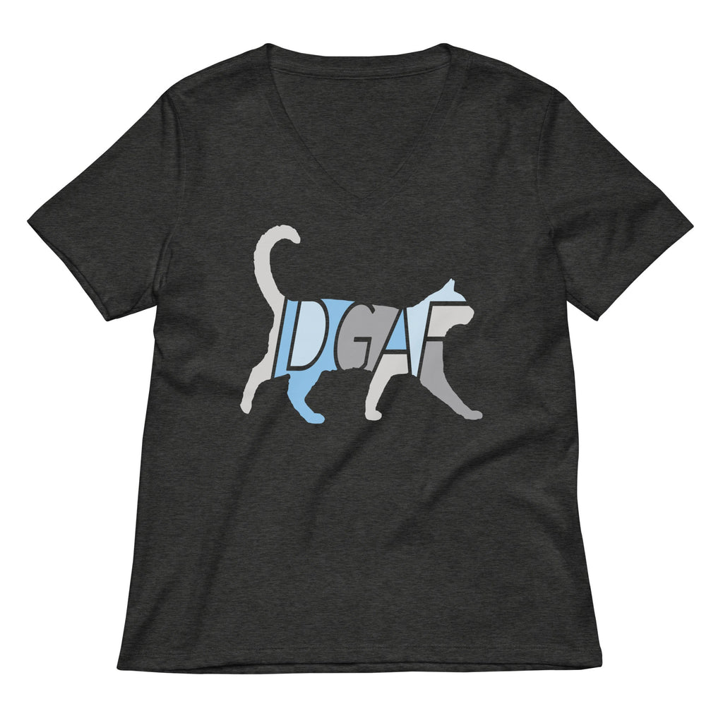IDGAF Women's V-Neck Tee