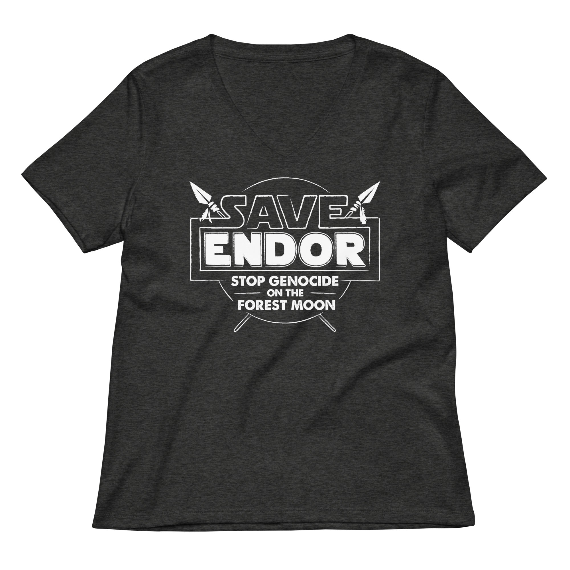 Save Endor Women's V-Neck Tee