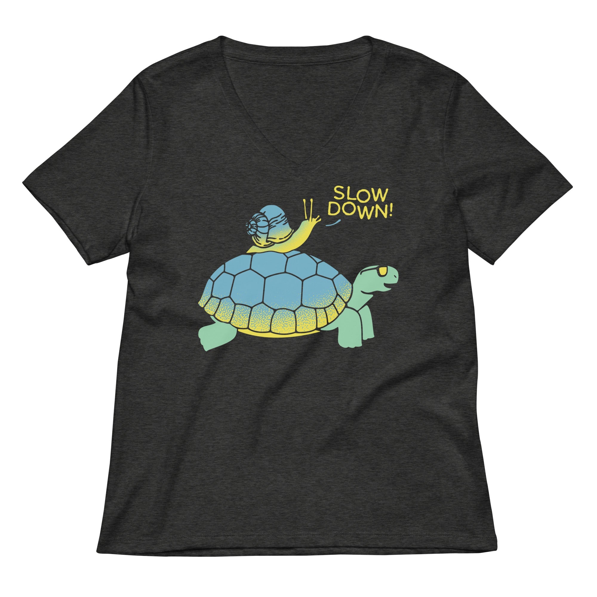 Slow Down! Women's V-Neck Tee