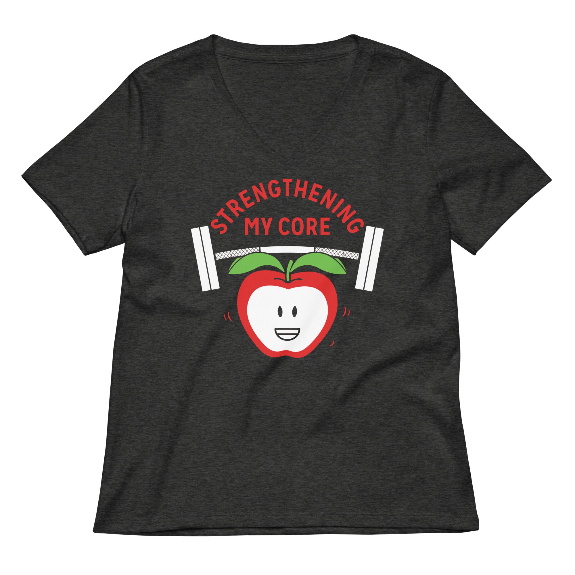 Strengthening My Core Women's V-Neck Tee