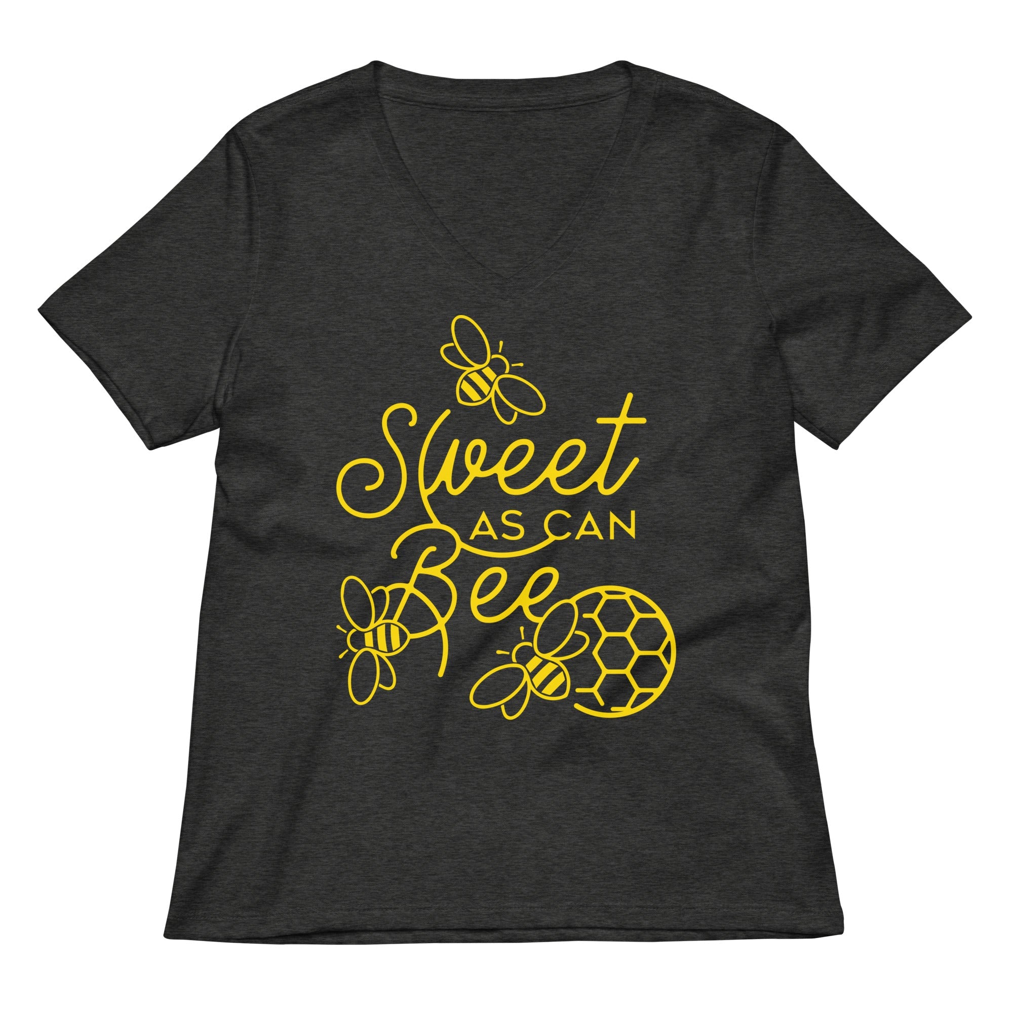 Sweet As Can Bee Women's V-Neck Tee