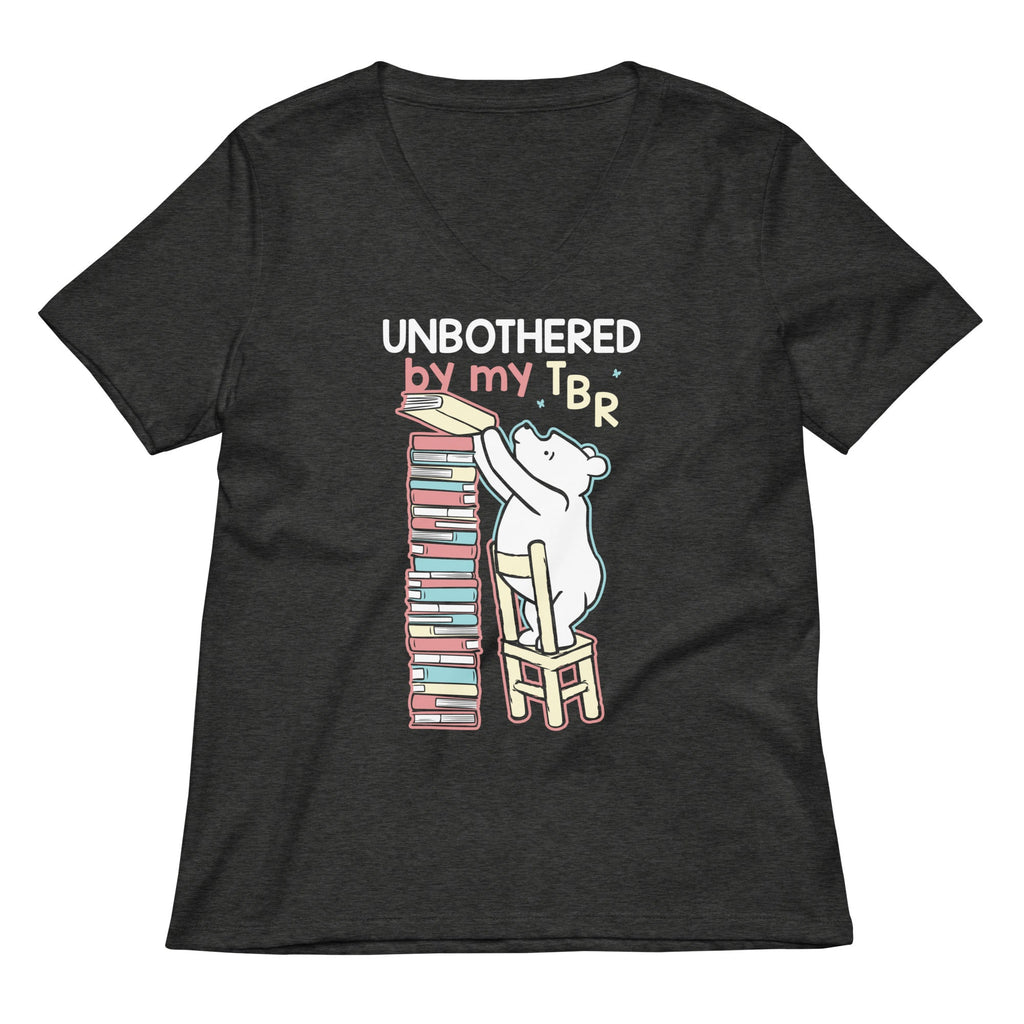 Unbothered By My TBR Women's V-Neck Tee