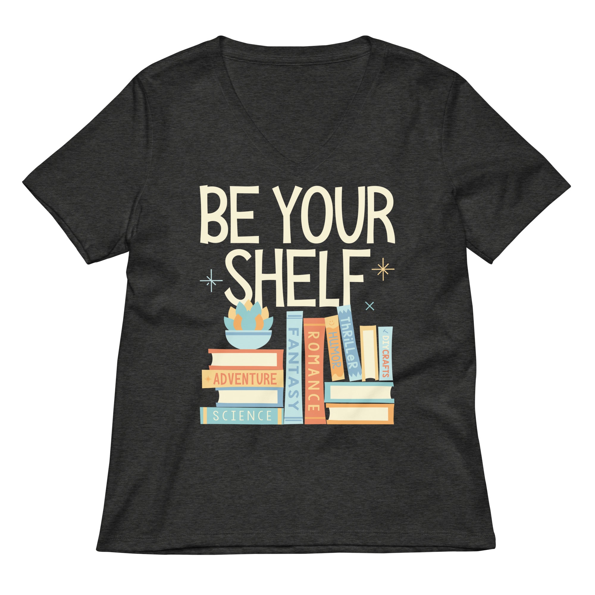Be Your Shelf Women's V-Neck Tee