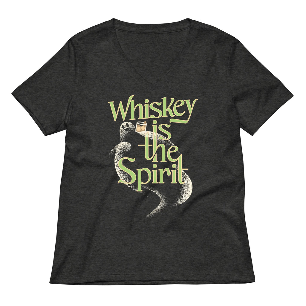 Whiskey Is The Spirit Women's V-Neck Tee