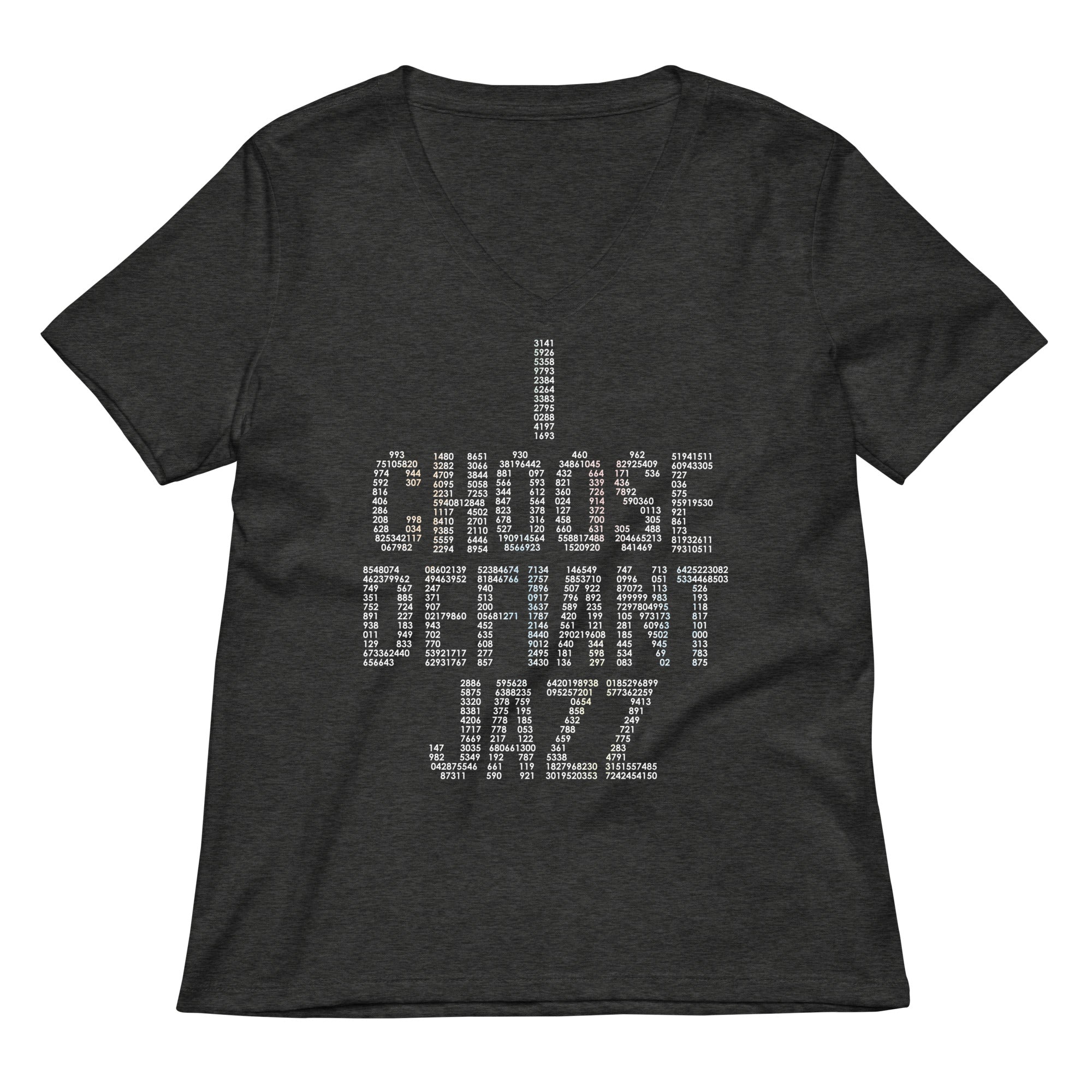 I Choose Defiant Jazz Women's V-Neck Tee