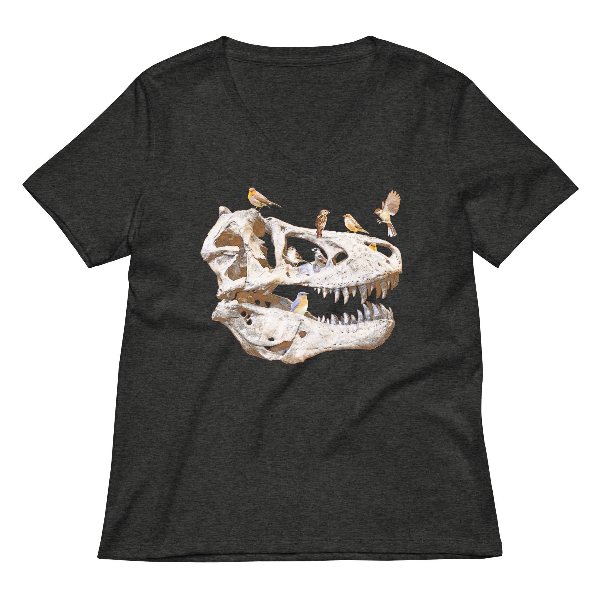 Bird Bones Women's V-Neck Tee