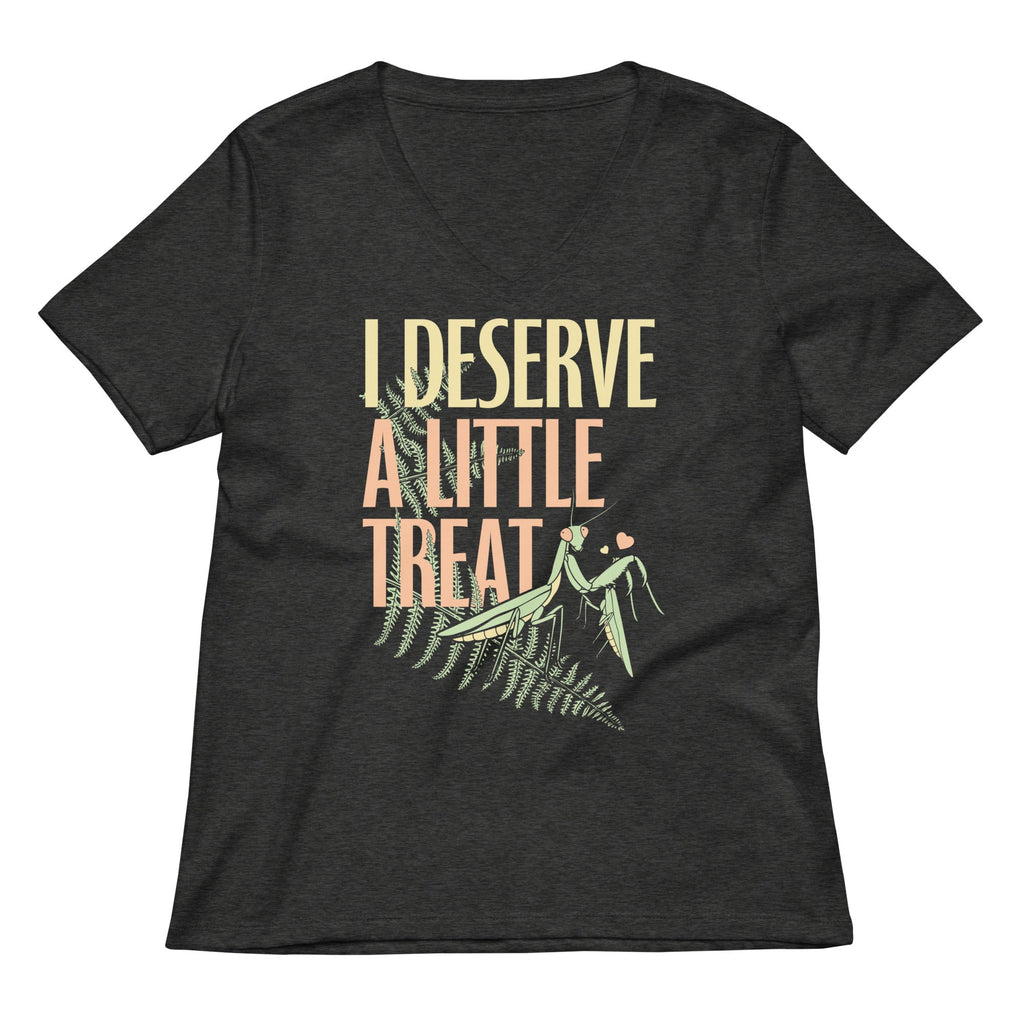 I Deserve A Little Treat Women's V-Neck Tee