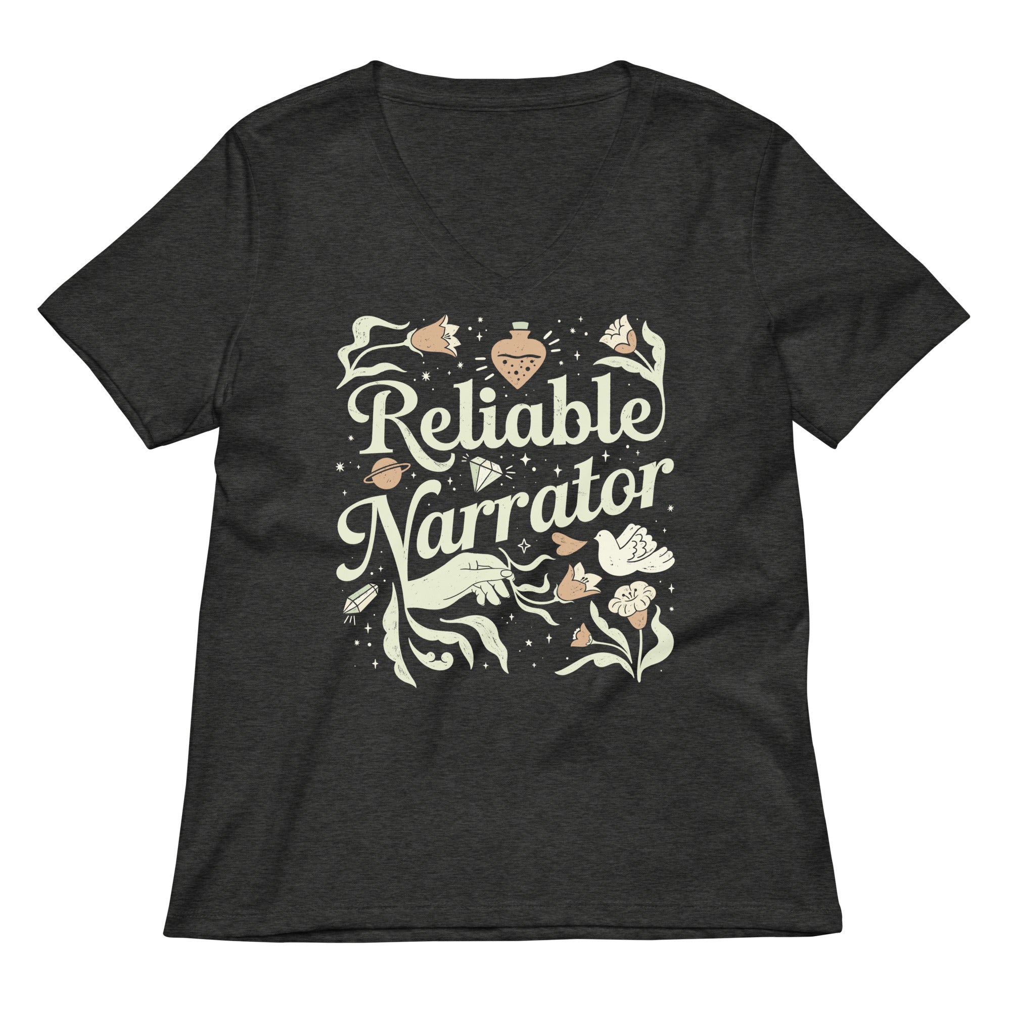 Reliable Narrator Women's V-Neck Tee