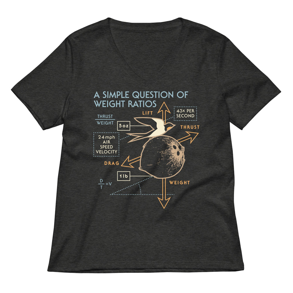A Simple Question Of Weight Ratios Women's V-Neck Tee