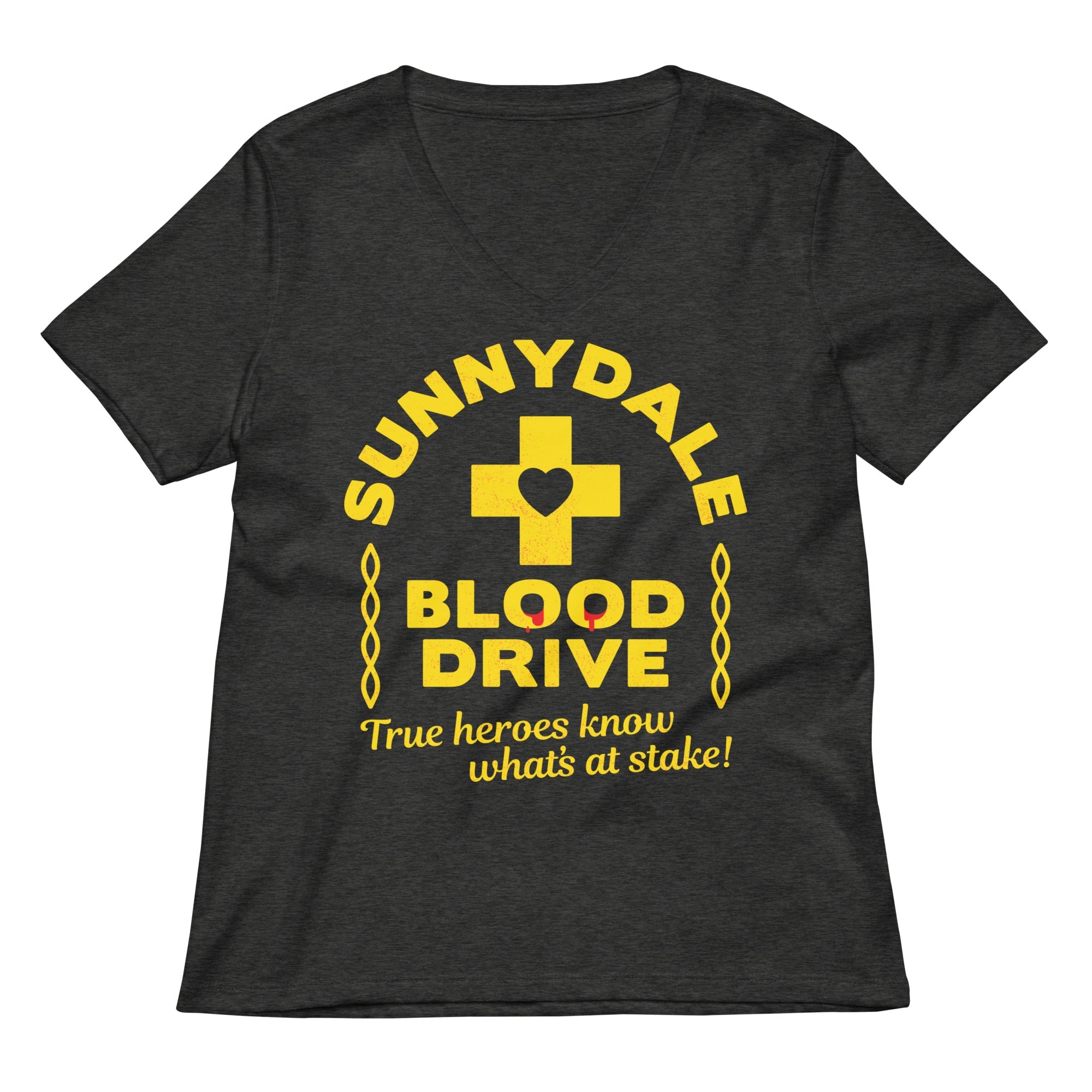 Sunnydale Blood Drive Women's V-Neck Tee