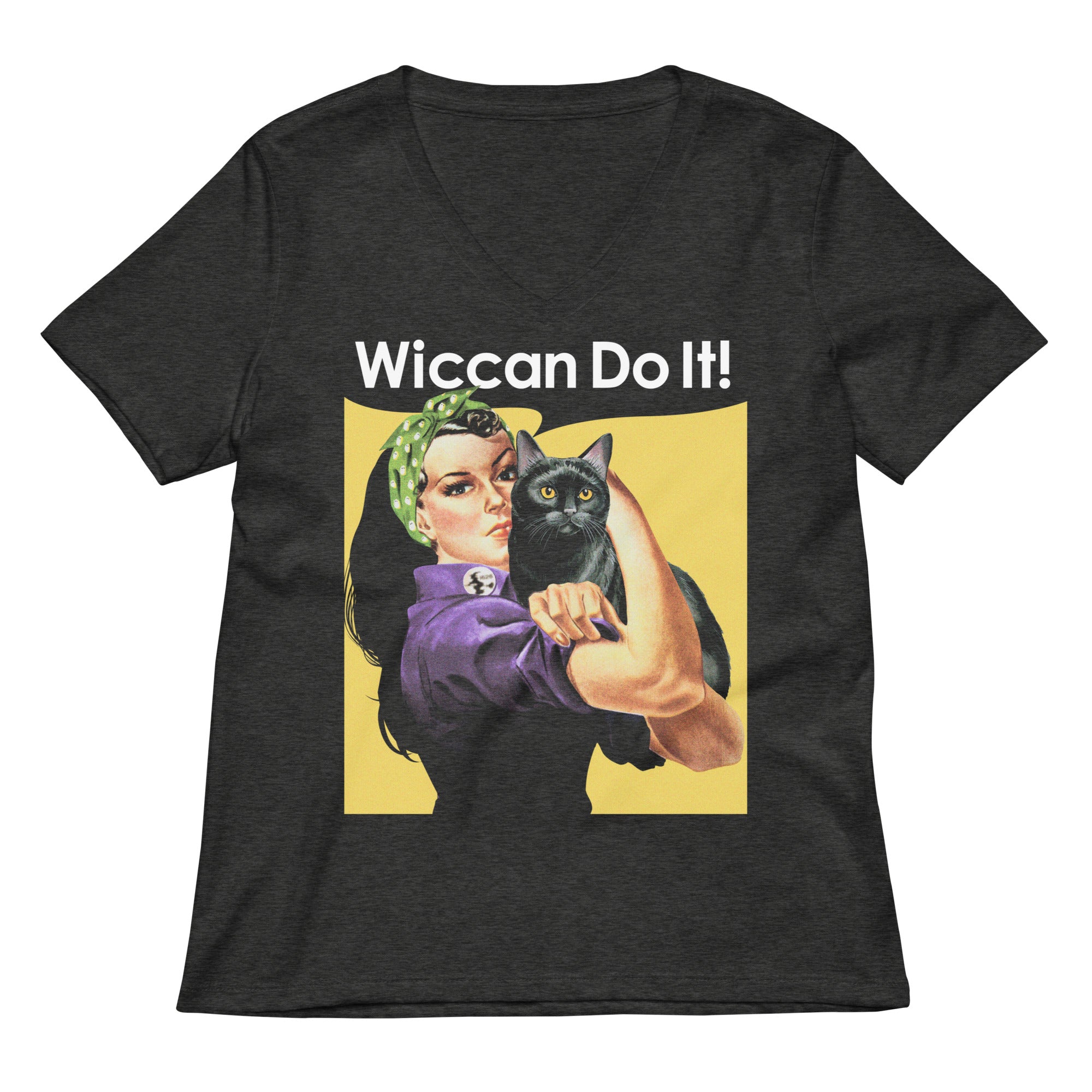 Wiccan Do It Women's V-Neck Tee