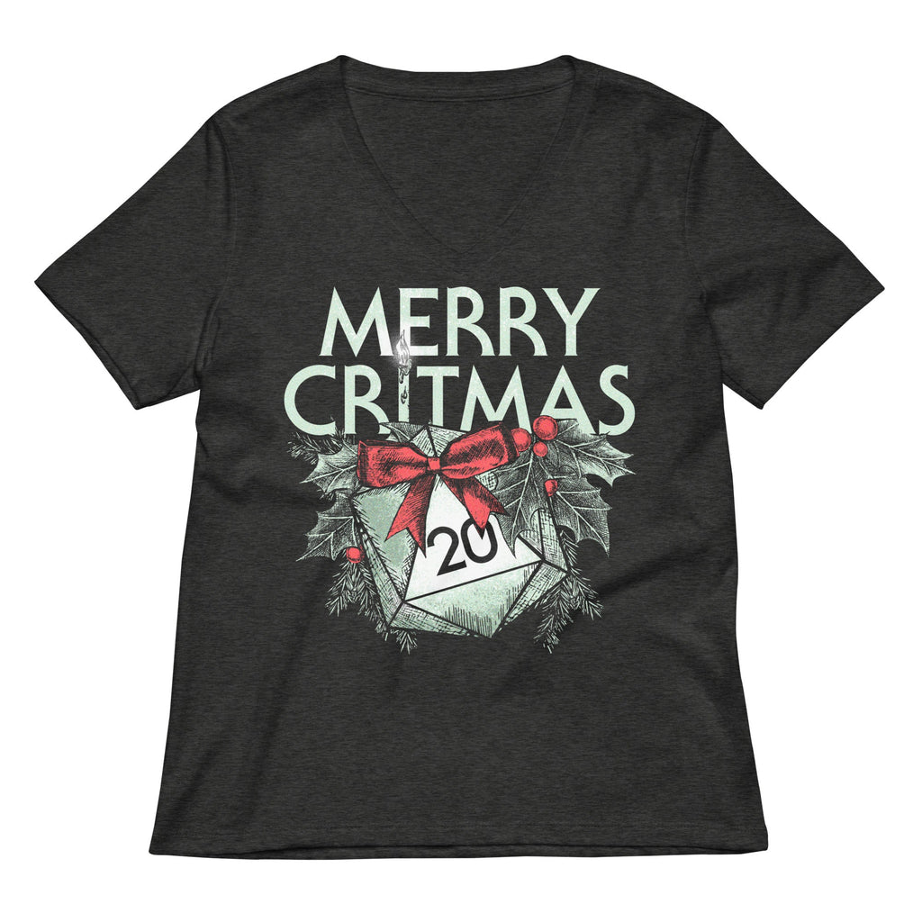 Merry Critmas Women's V-Neck Tee