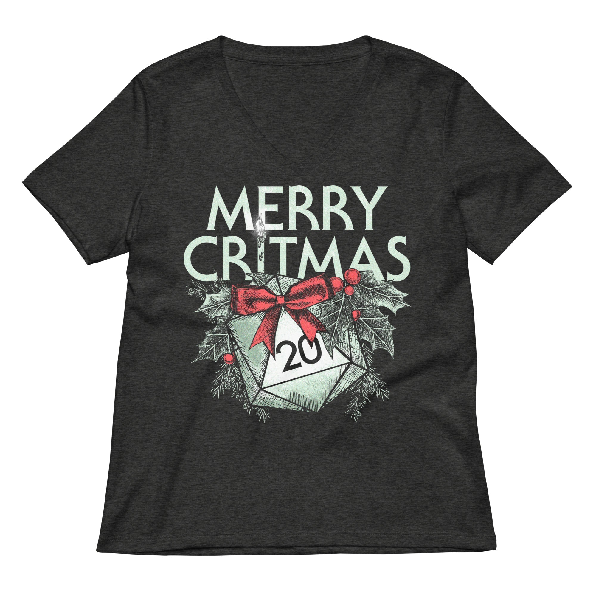 Merry Critmas Women's V-Neck Tee