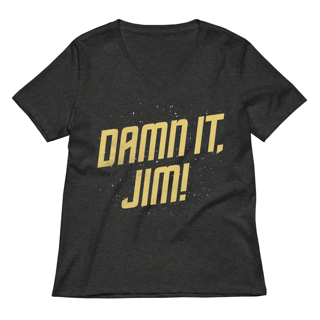 Damn It, Jim! Women's V-Neck Tee