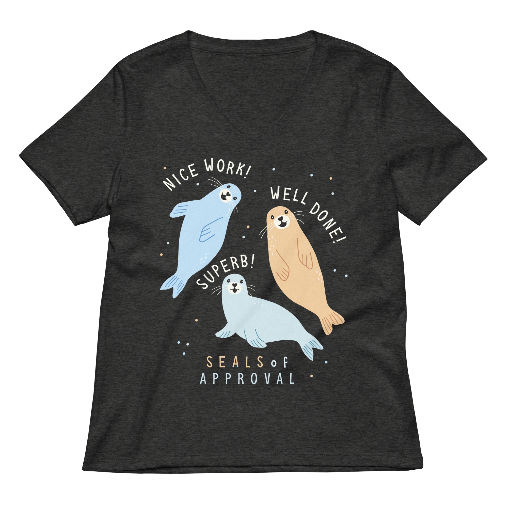 Seals Of Approval Women's V-Neck Tee