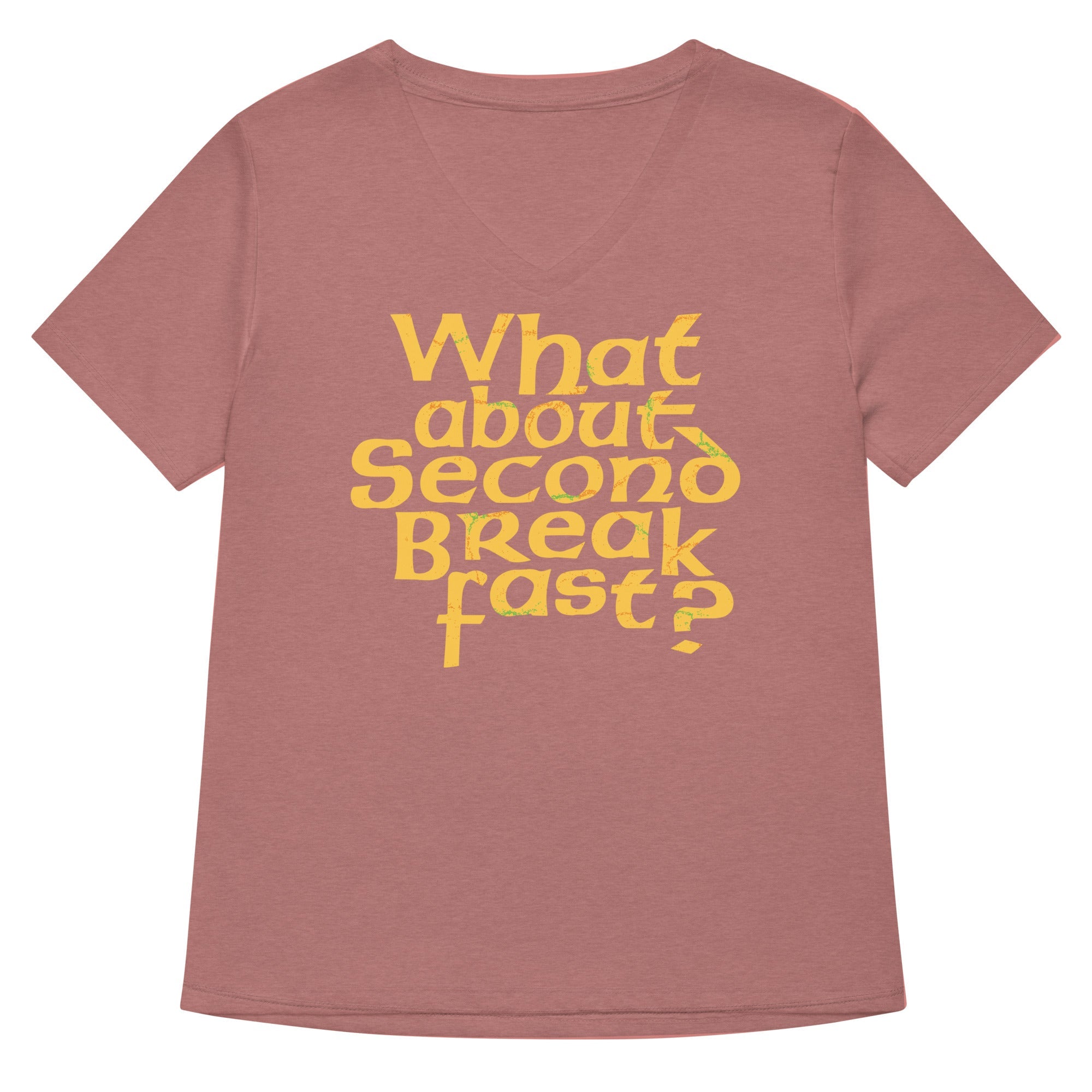 What About Second Breakfast? Women's V-Neck Tee