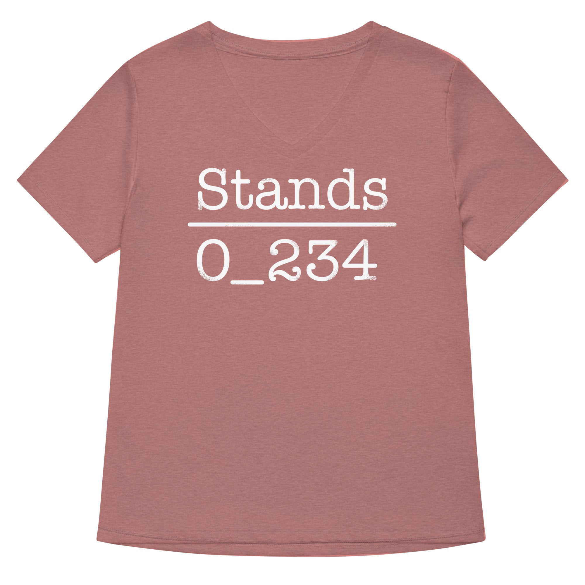 No 1 Under Stands Women's V-Neck Tee