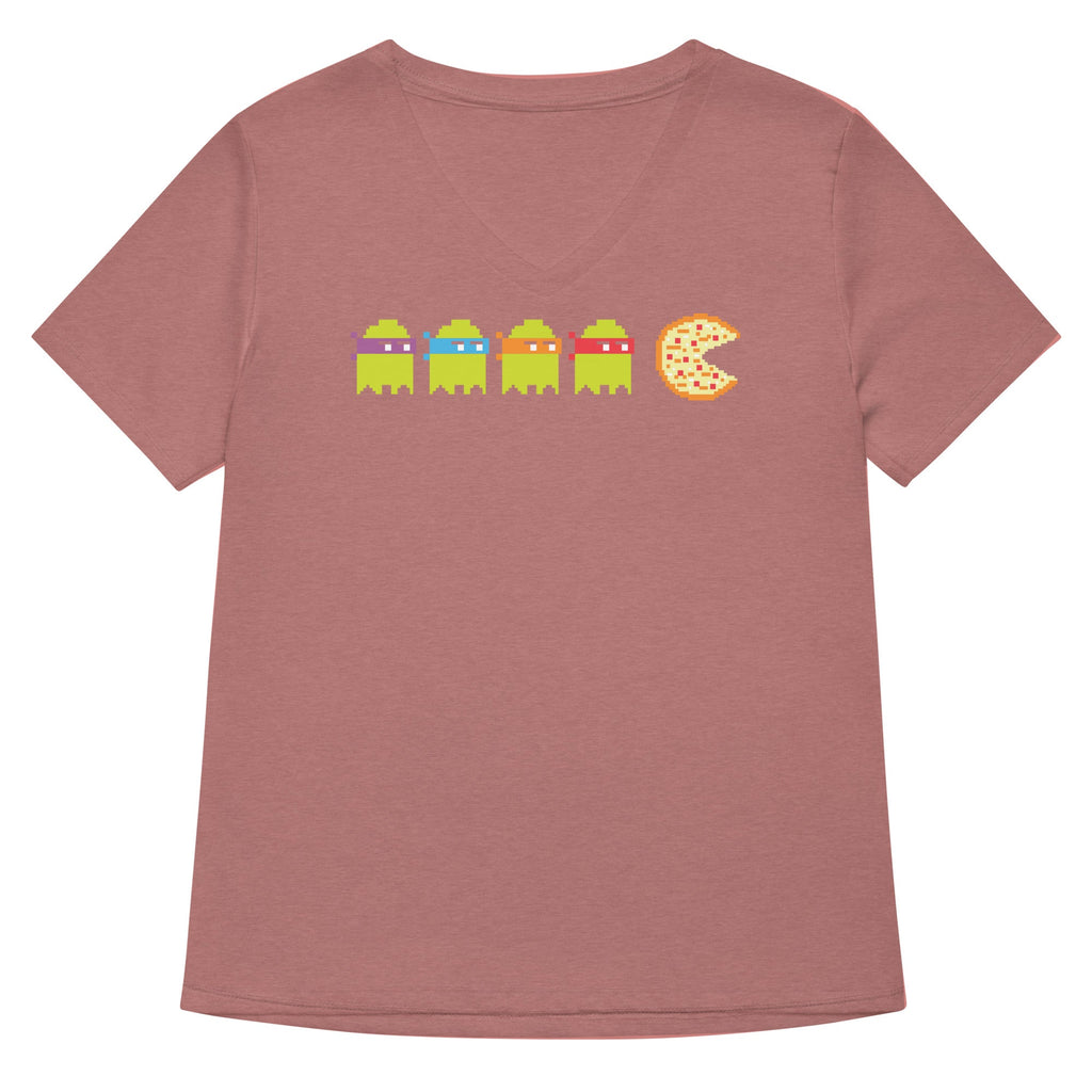 Teenage Mutant Ninja Ghosts Women's V-Neck Tee