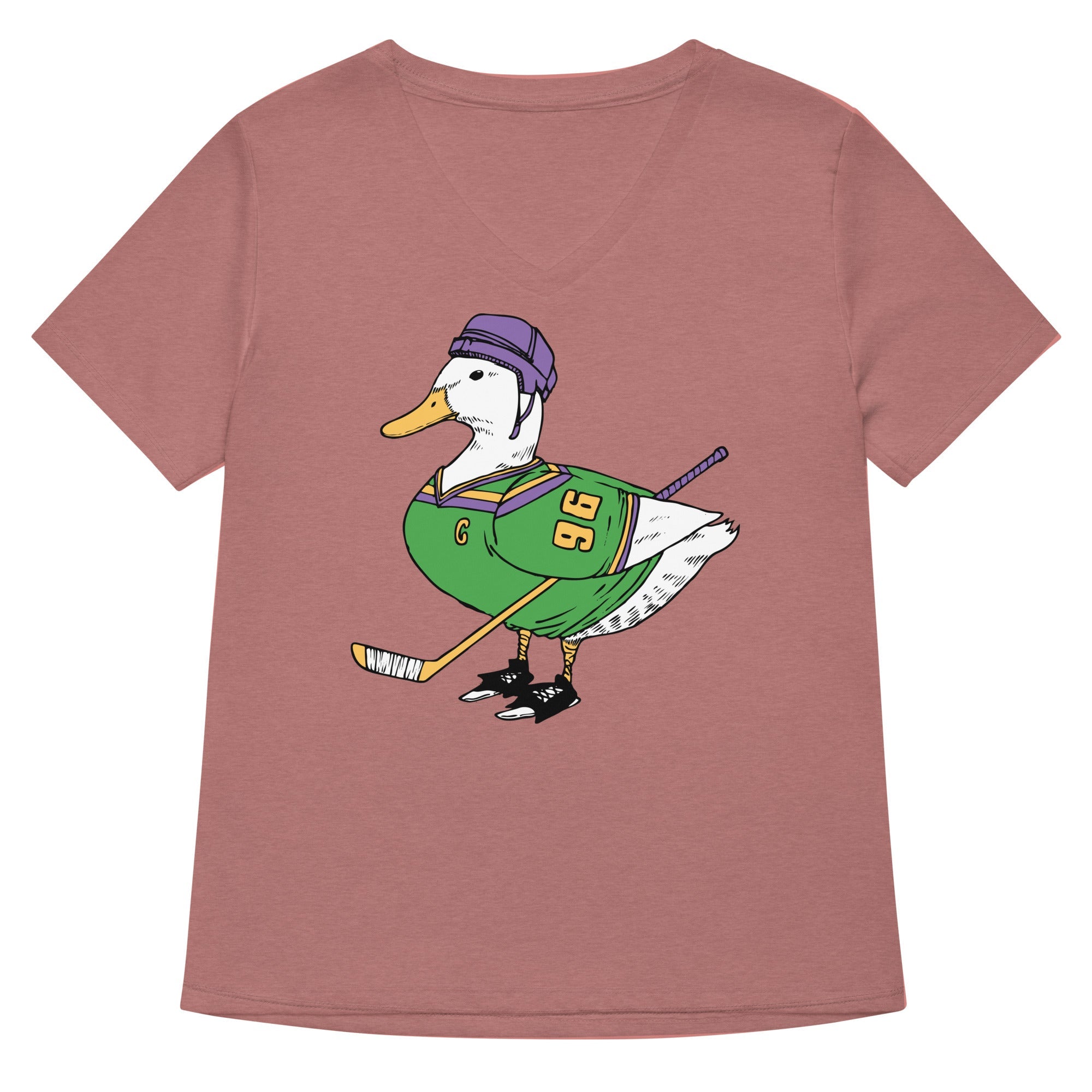 Mighty Duck Women's V-Neck Tee