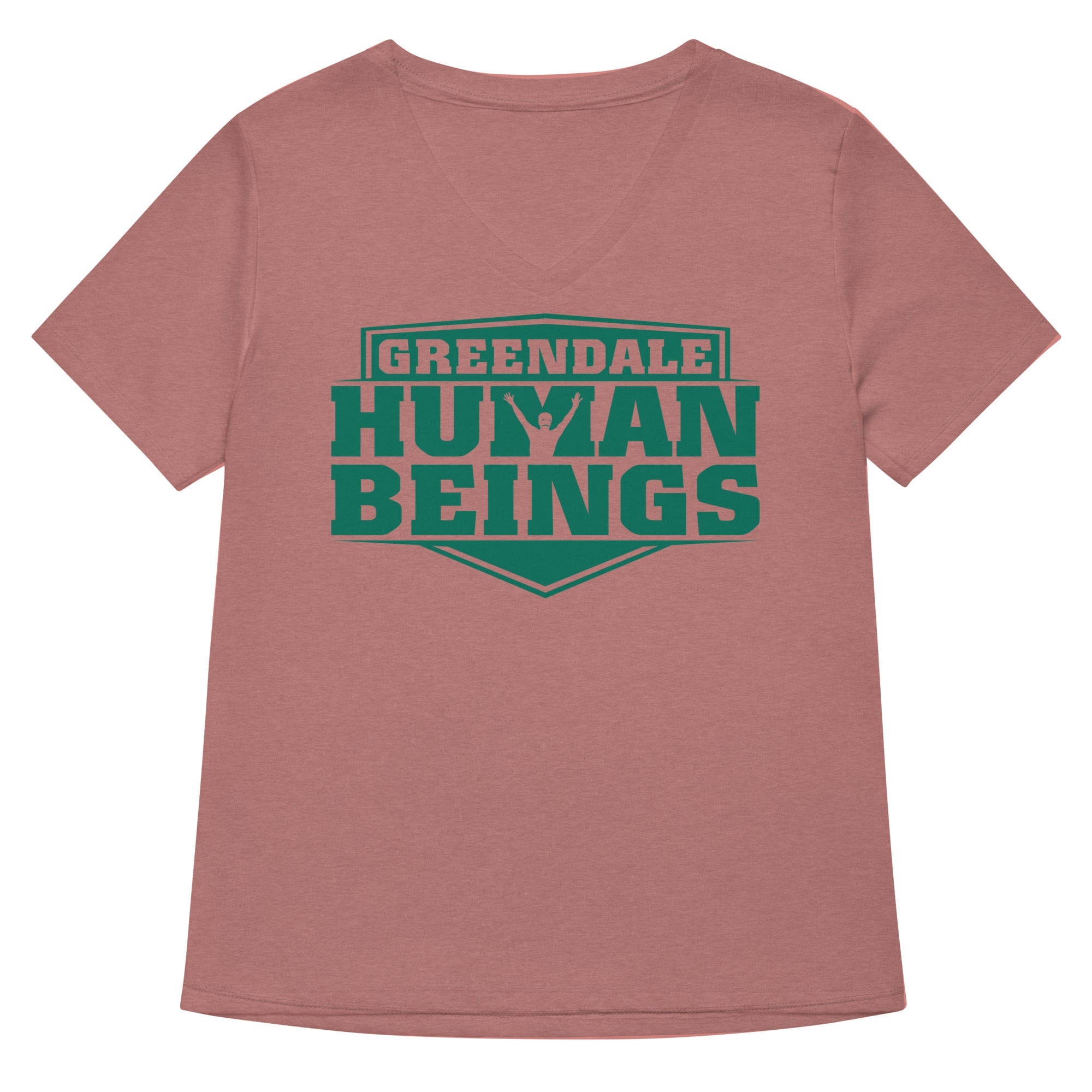 Greendale Human Beings Women's V-Neck Tee