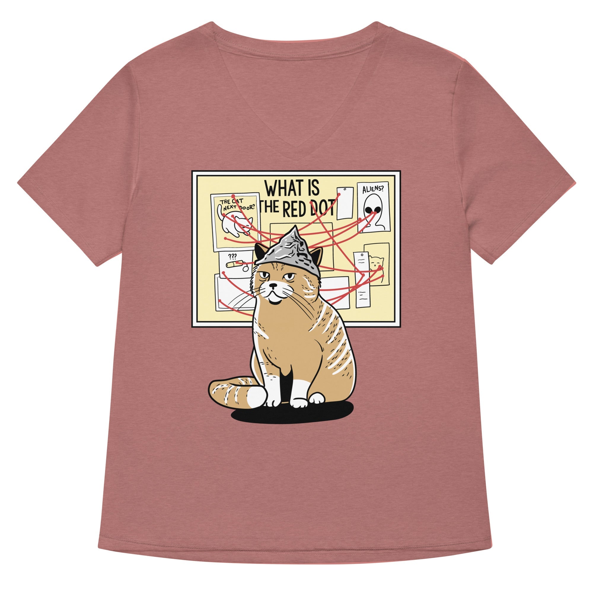 What Is The Red Dot? Women's V-Neck Tee