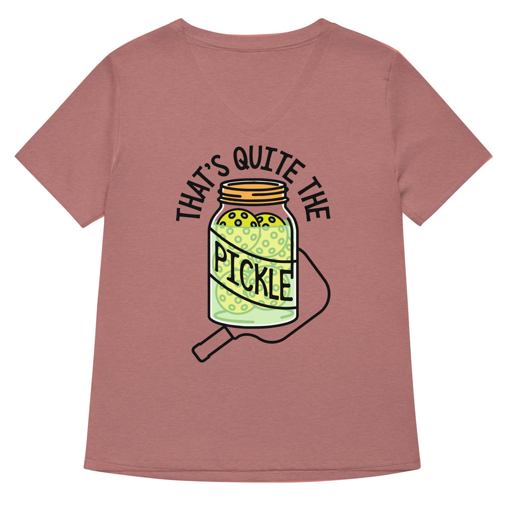 That's Quite The Pickle Women's V-Neck Tee
