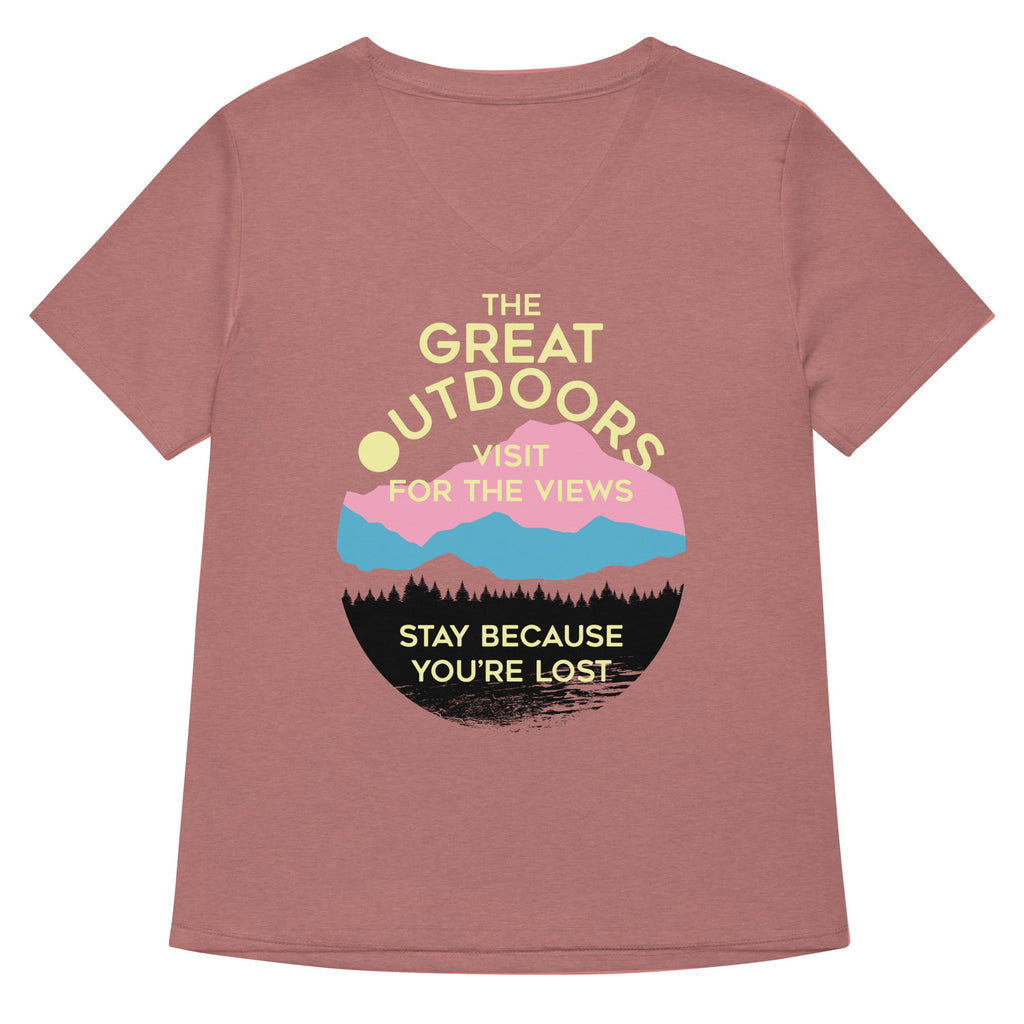 The Great Outdoors Women's V-Neck Tee