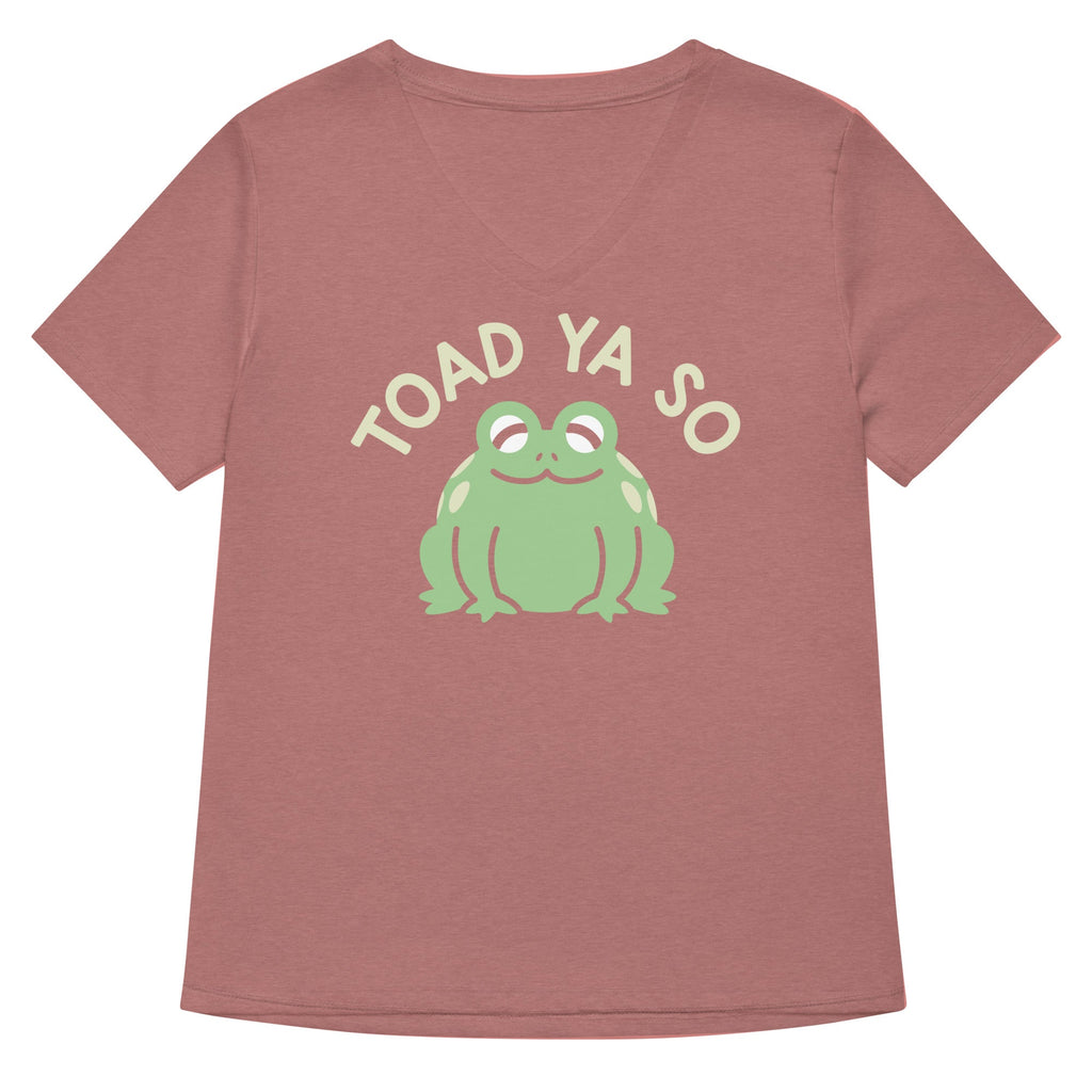 Toad Ya So Women's V-Neck Tee
