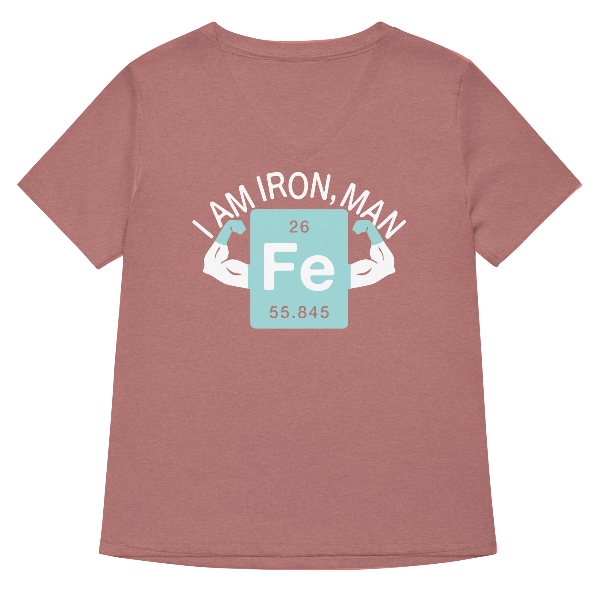 I Am Iron, Man Women's V-Neck Tee
